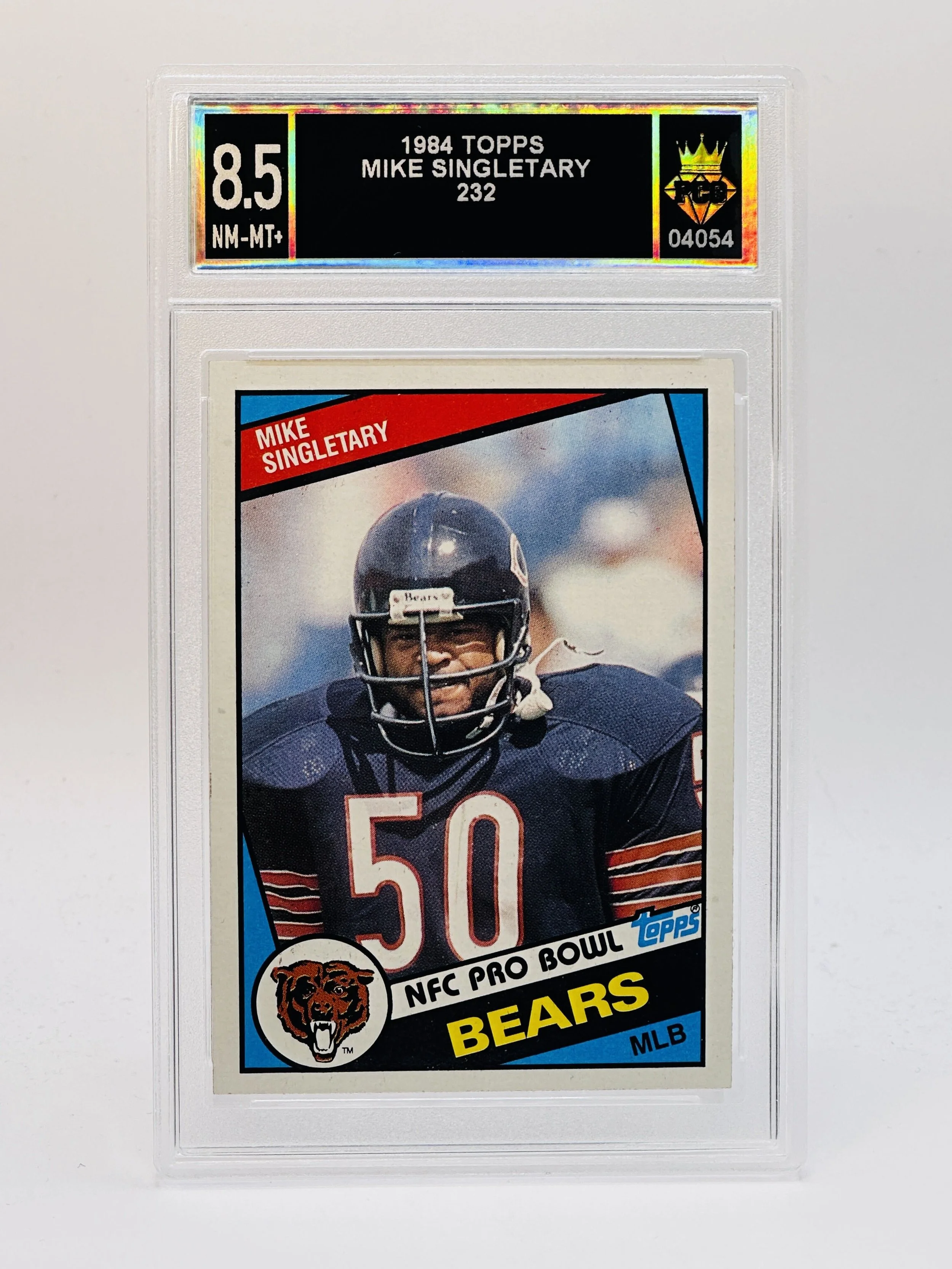 #20260004054 1984 MIKE SINGLETARY 8.5 NM-MT+
