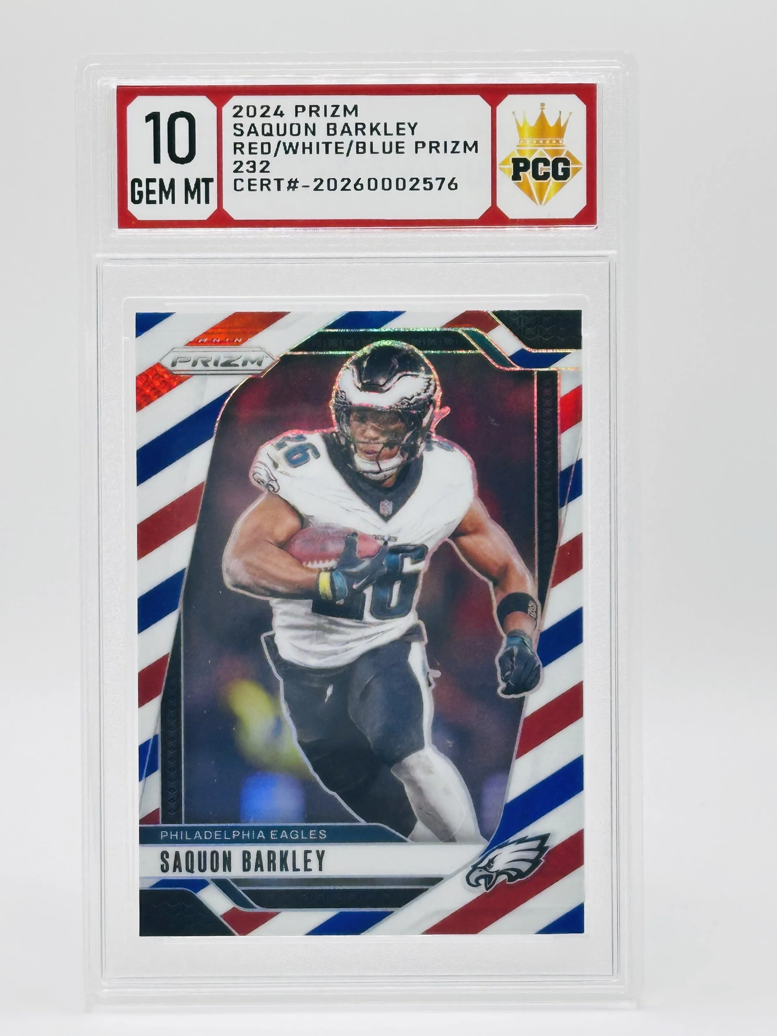 #20260002576 2024 SAQUON BARKLEY 10 GEM MT