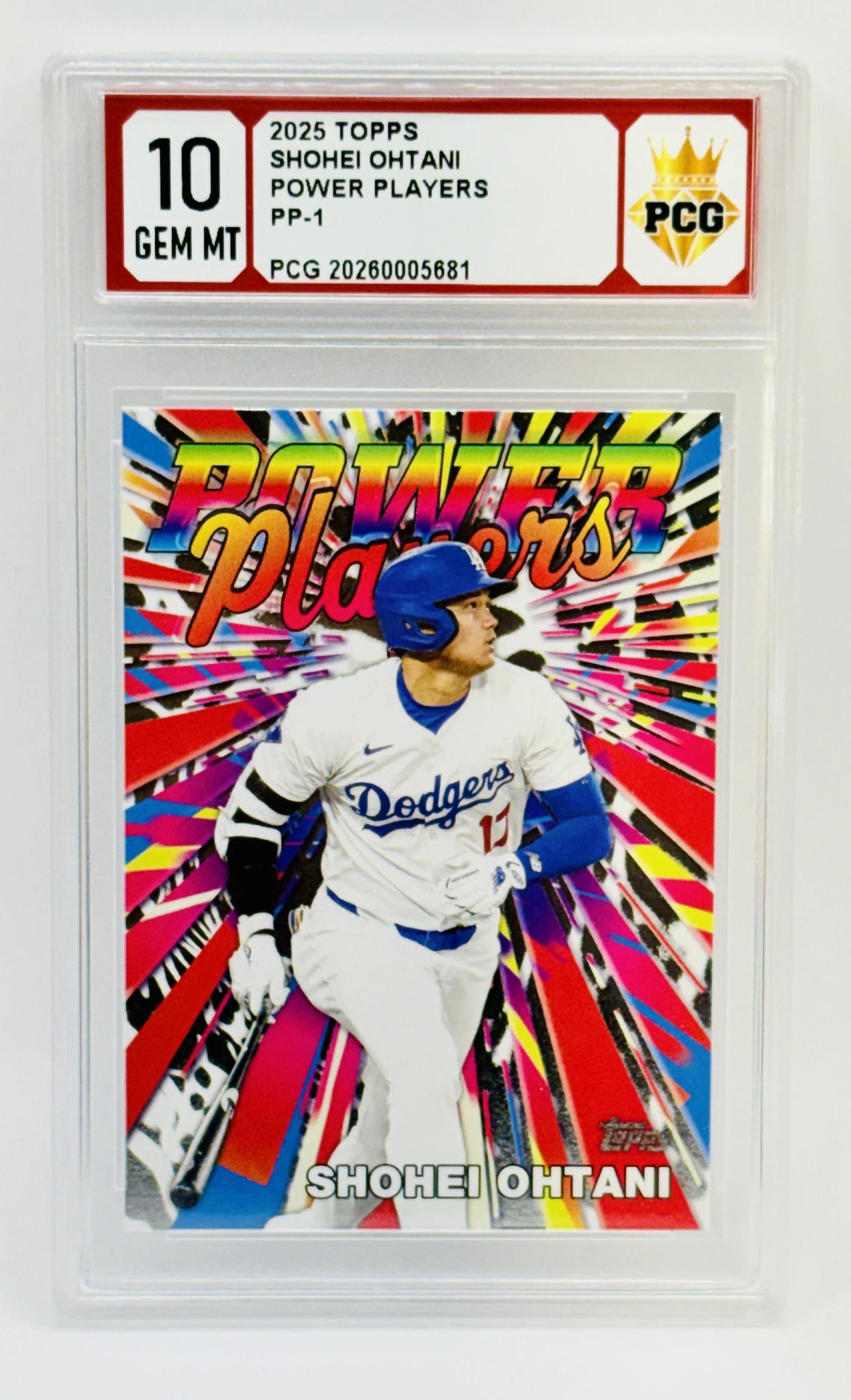 #20260005681 2025 SHOHEI OHTANI 10 GEM MT