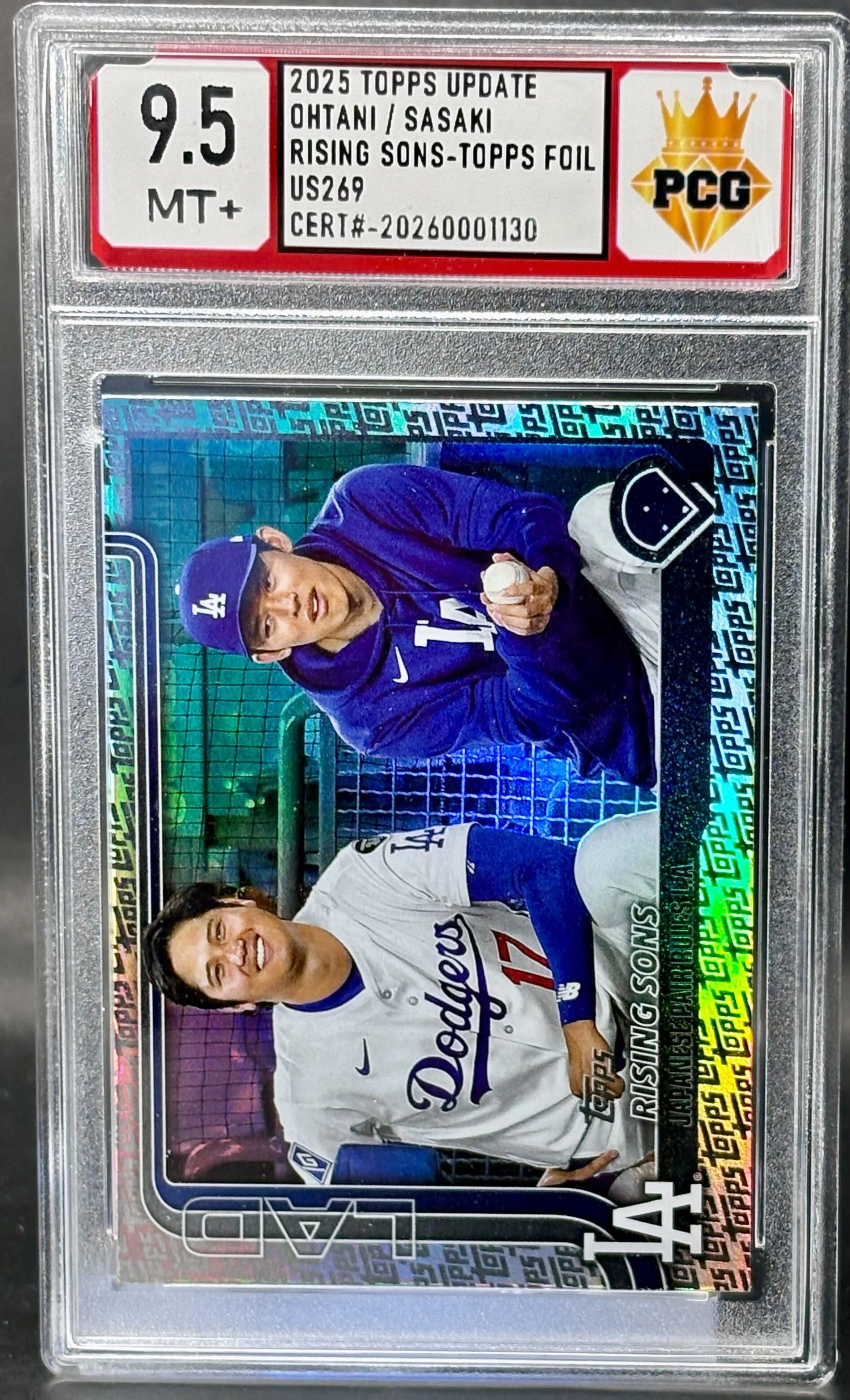 #20260001130 2025 OHTANI/ SASAKI FOIL 9.5 MT+