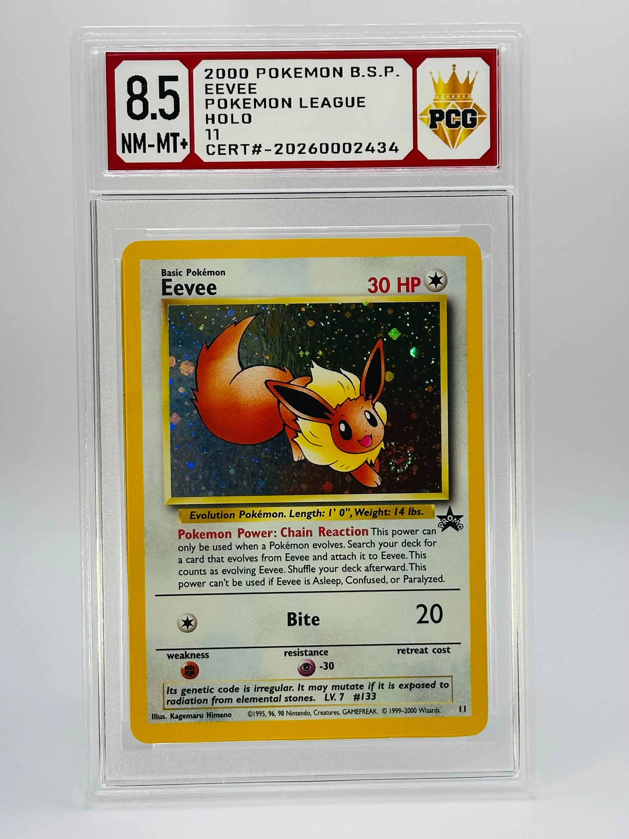 #20260002434 2000 EEVEE 8.5 NM-MT+
