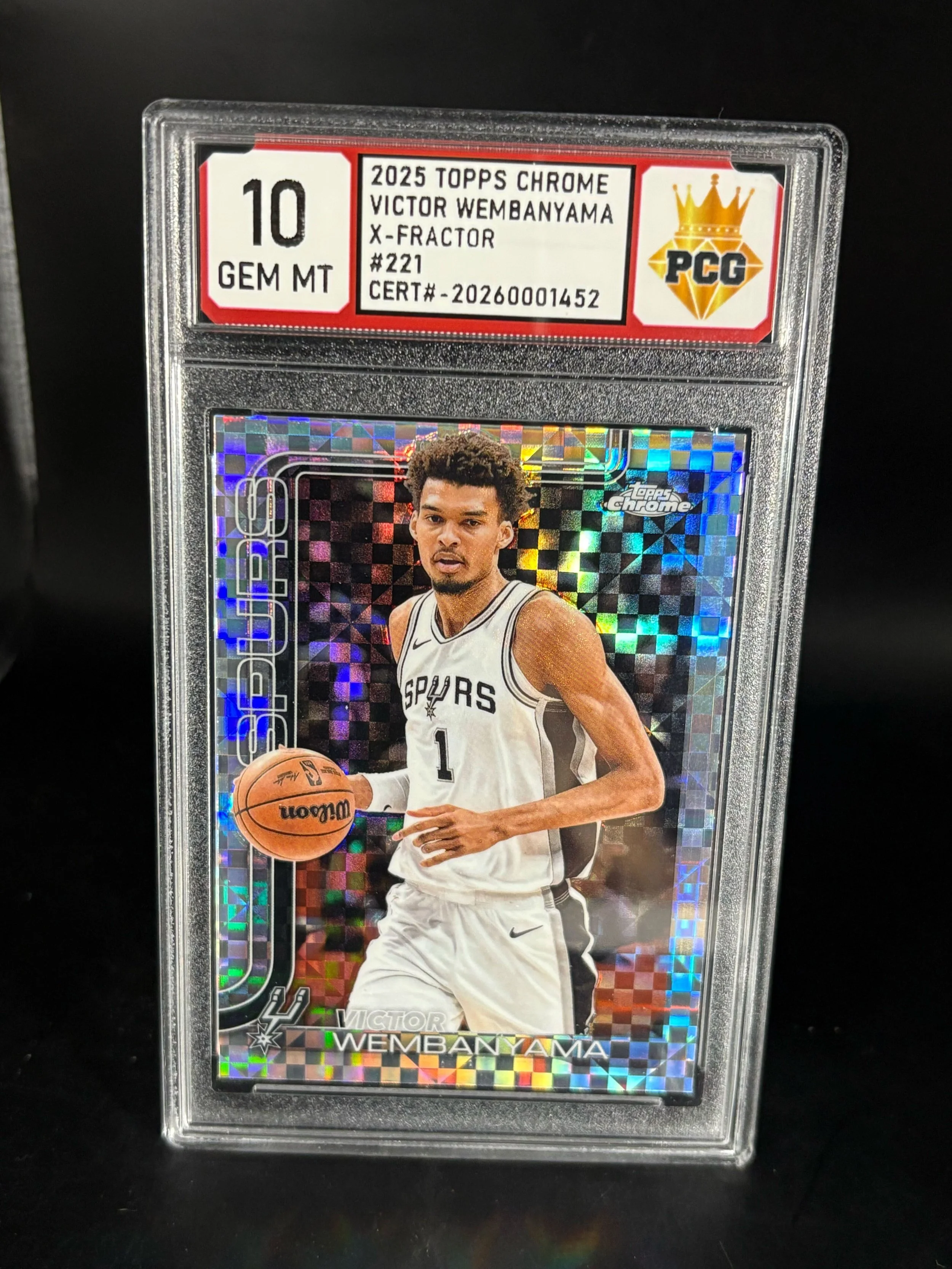 #20260001452 2025 VICTOR WEBANYAMA 10 GEM MT