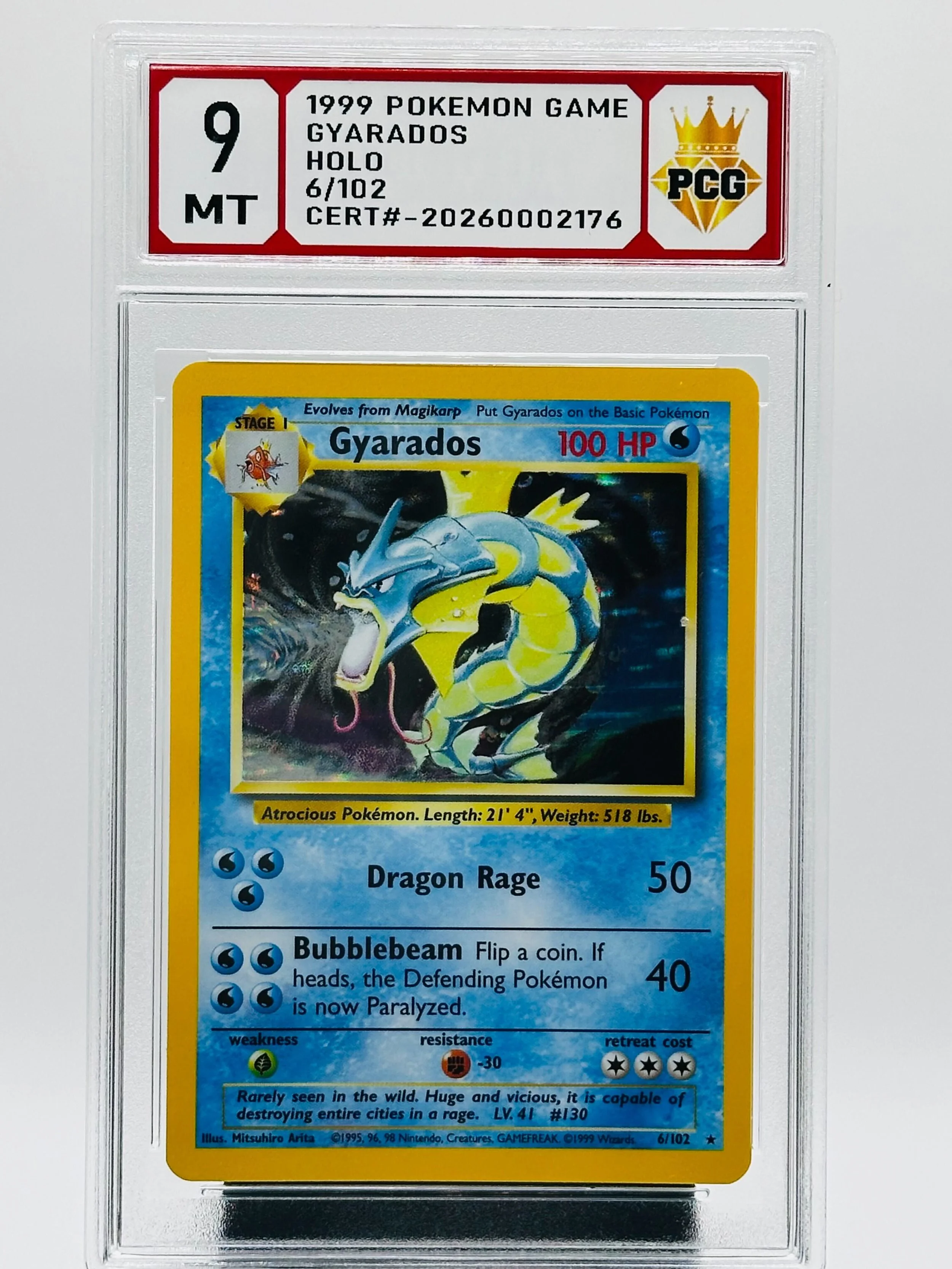 #2006002176 1999 GYARADOS 9 MT