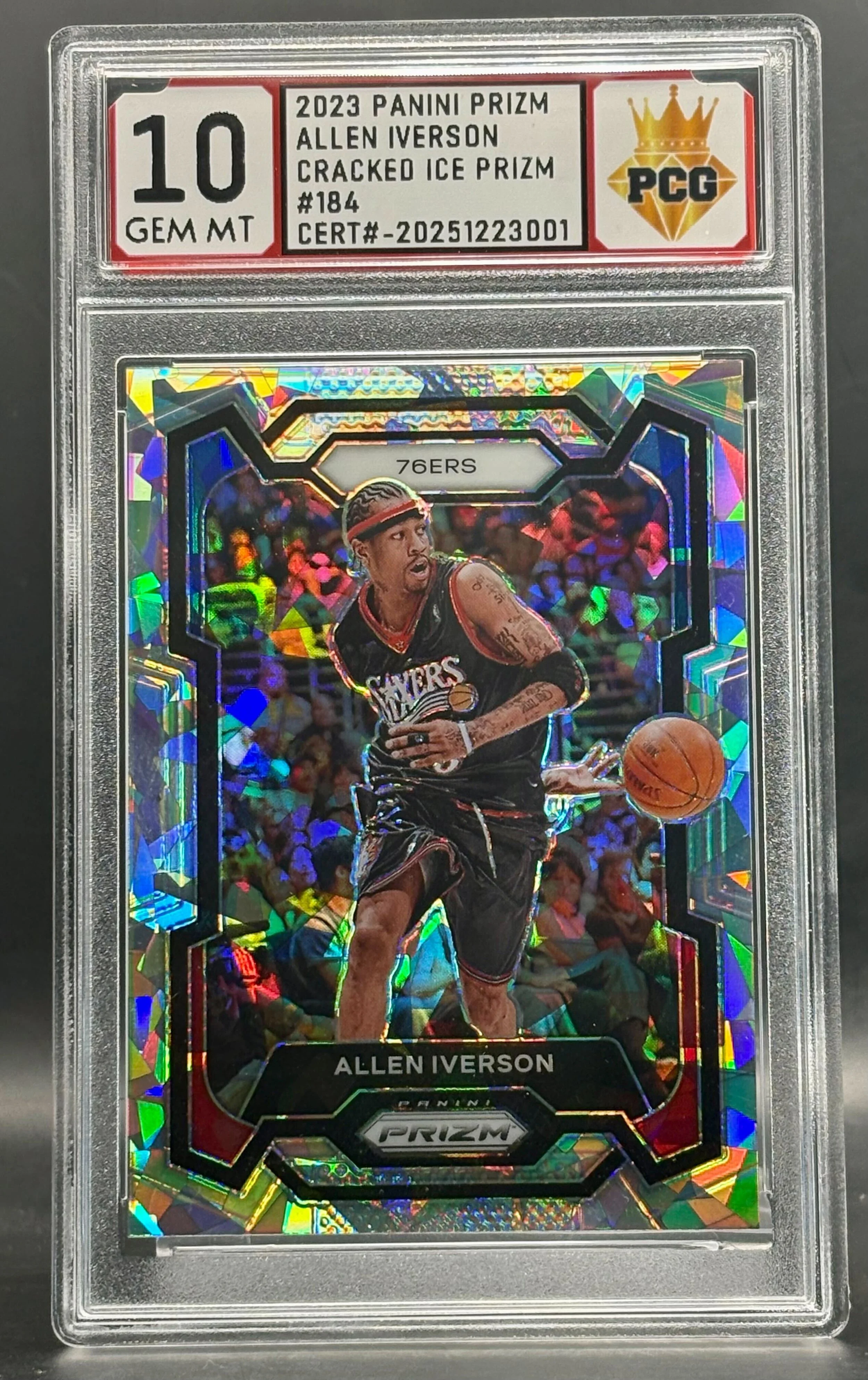 #20251223001 2023 allen Iverson 10 gem mt