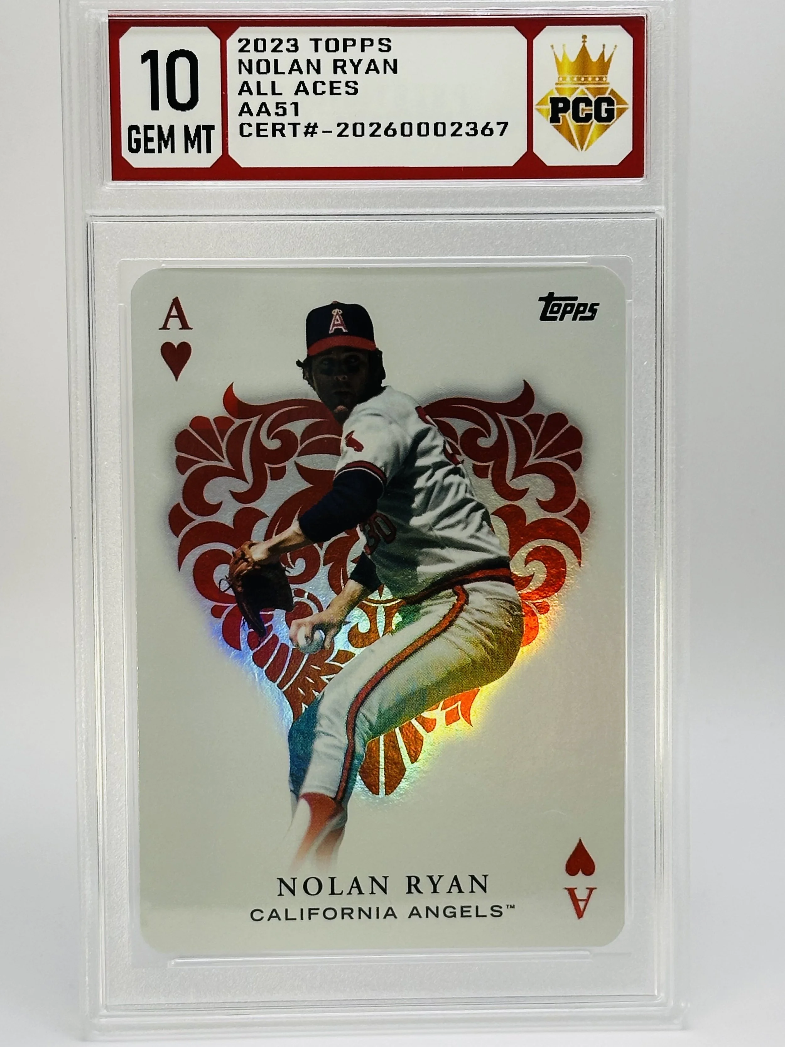 #20260002367 2023 NOLAN RYAN 10 GEM MT