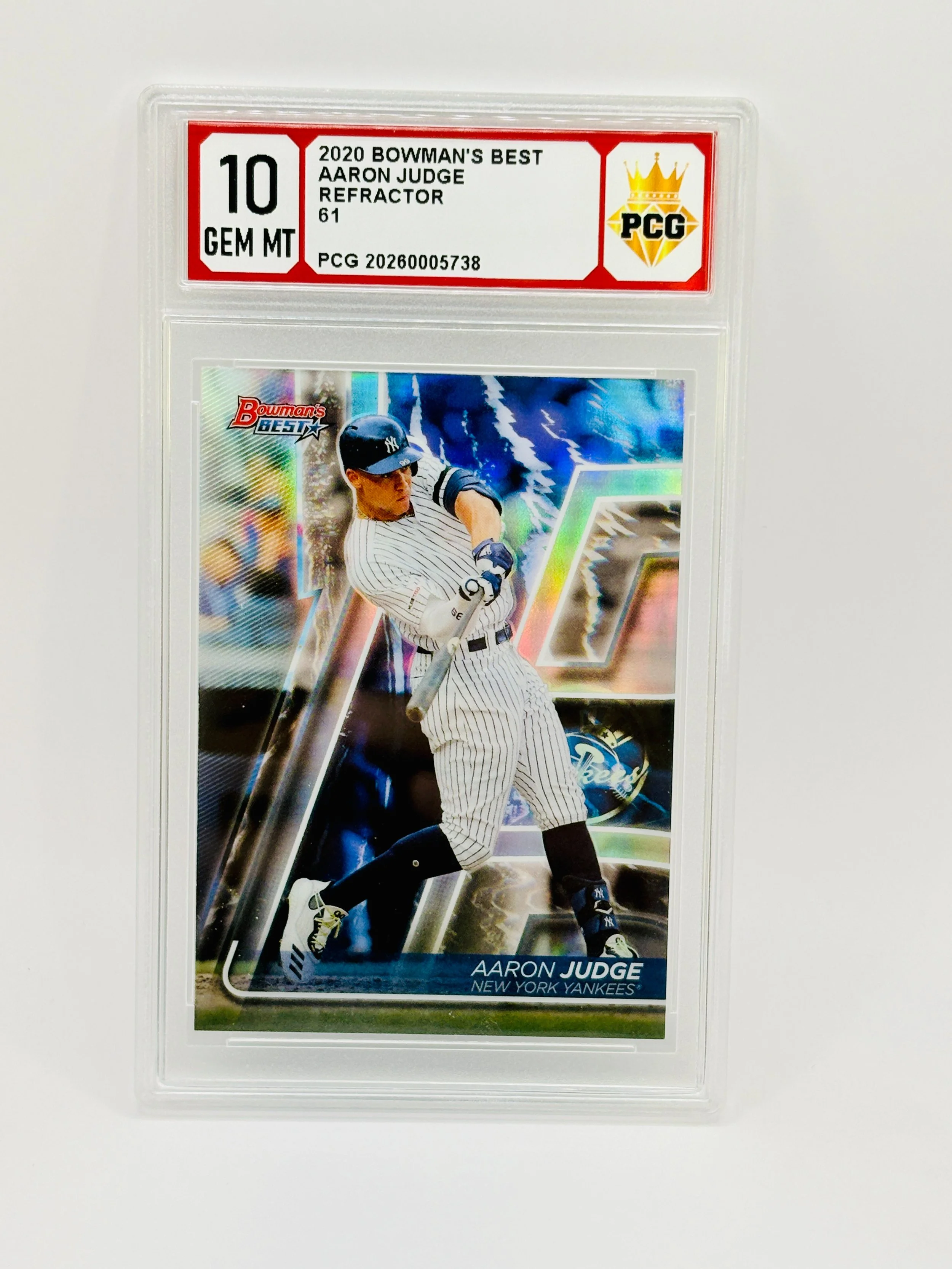 #20260005738 2020 AARON JUDGE 10 GEM MT