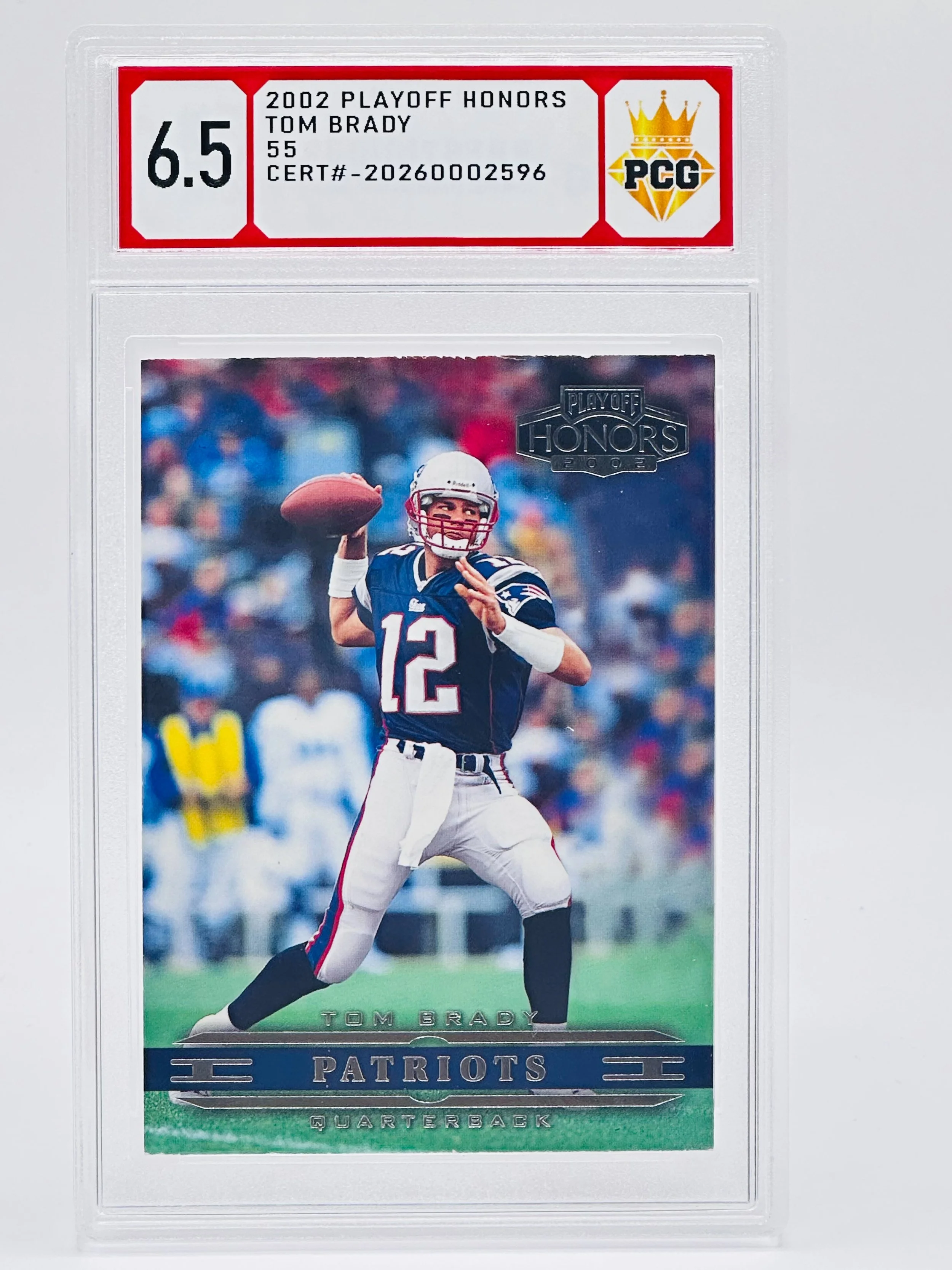 #20260002596 2002 TOM BRADY 6.5