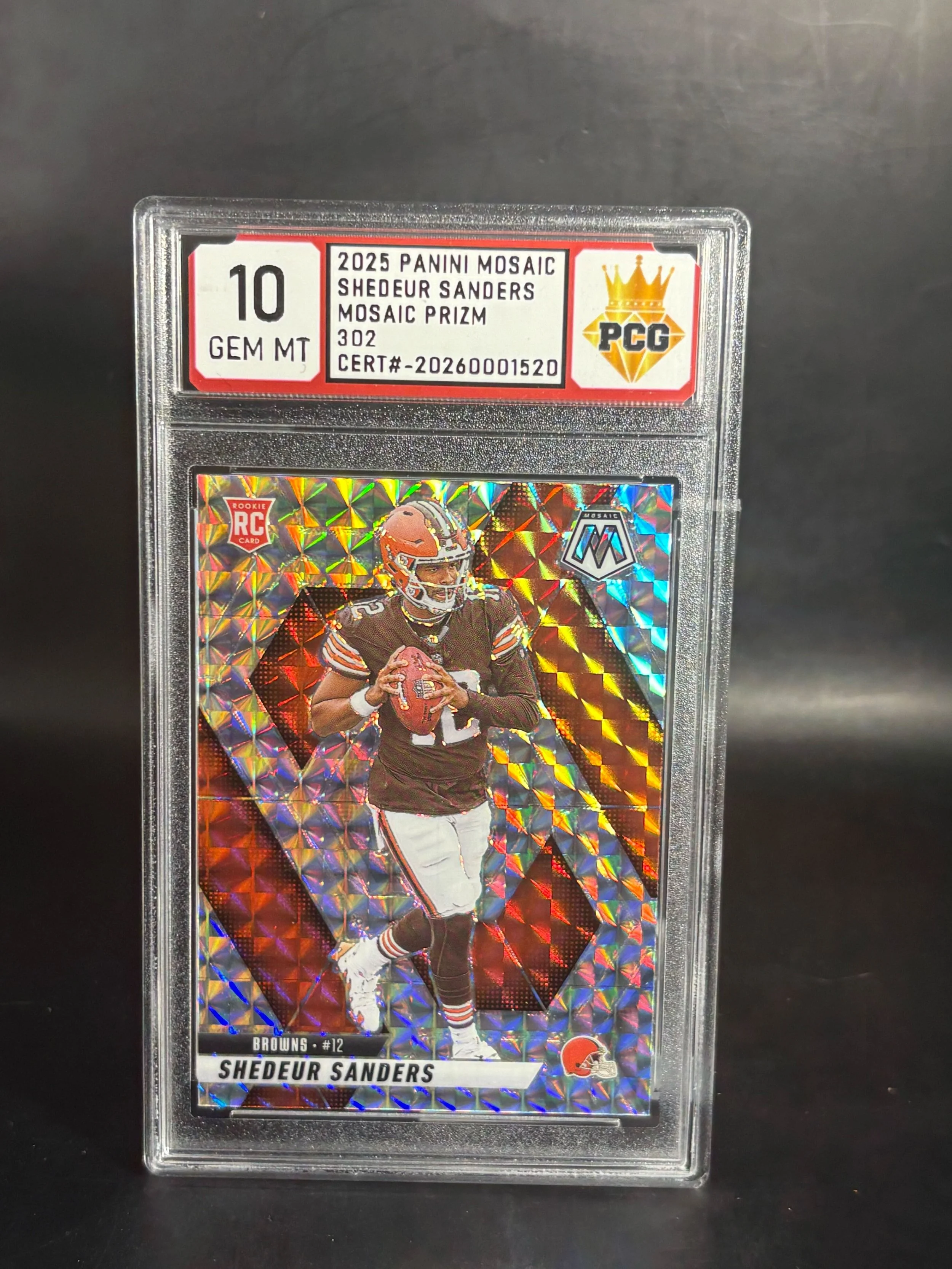 #20260001520 2025 SHEDEUR SANDERS 10 GEM MT
