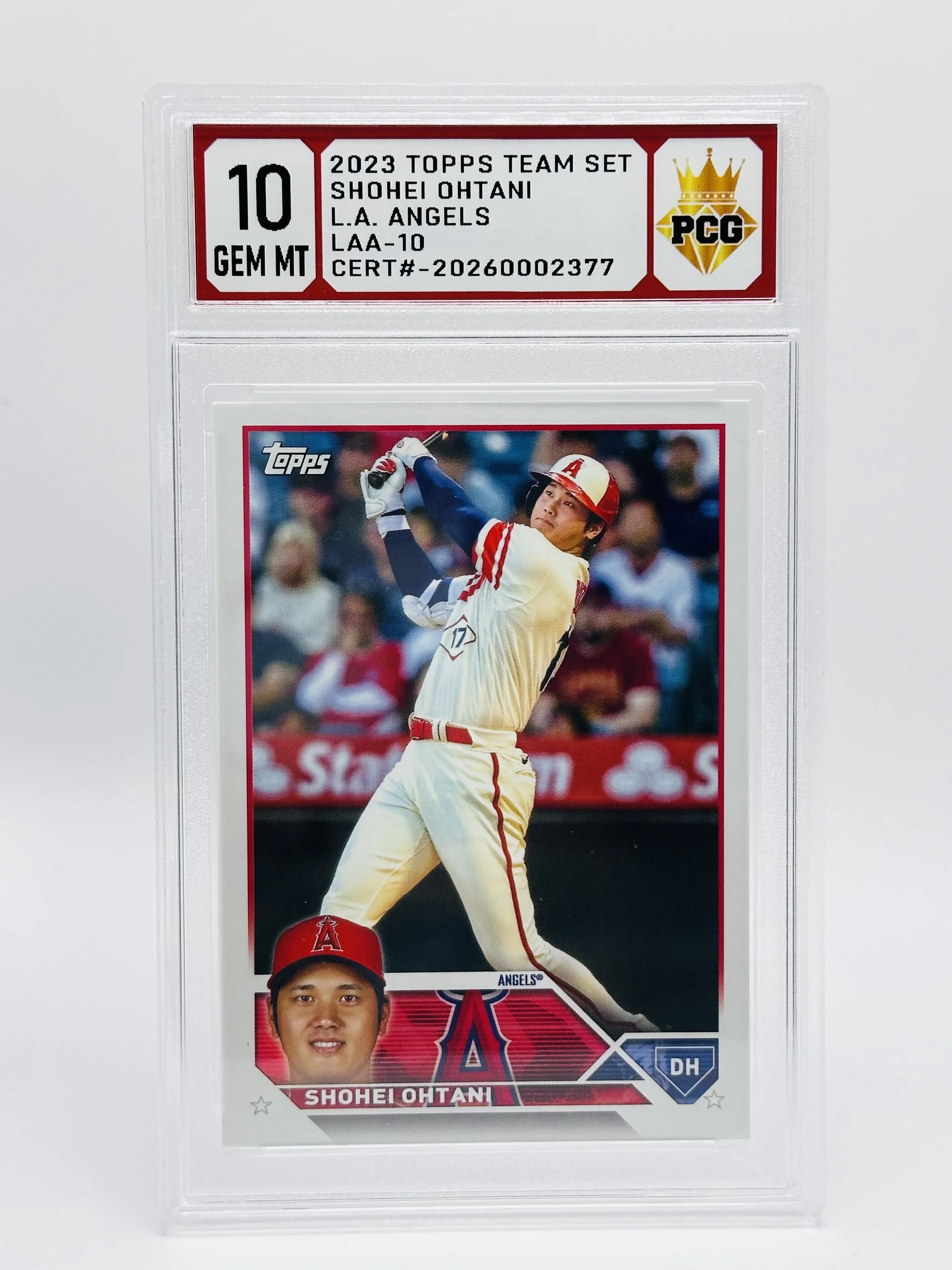 #20260002377 2023 SHOHEI OHTANI 10 GEM MT