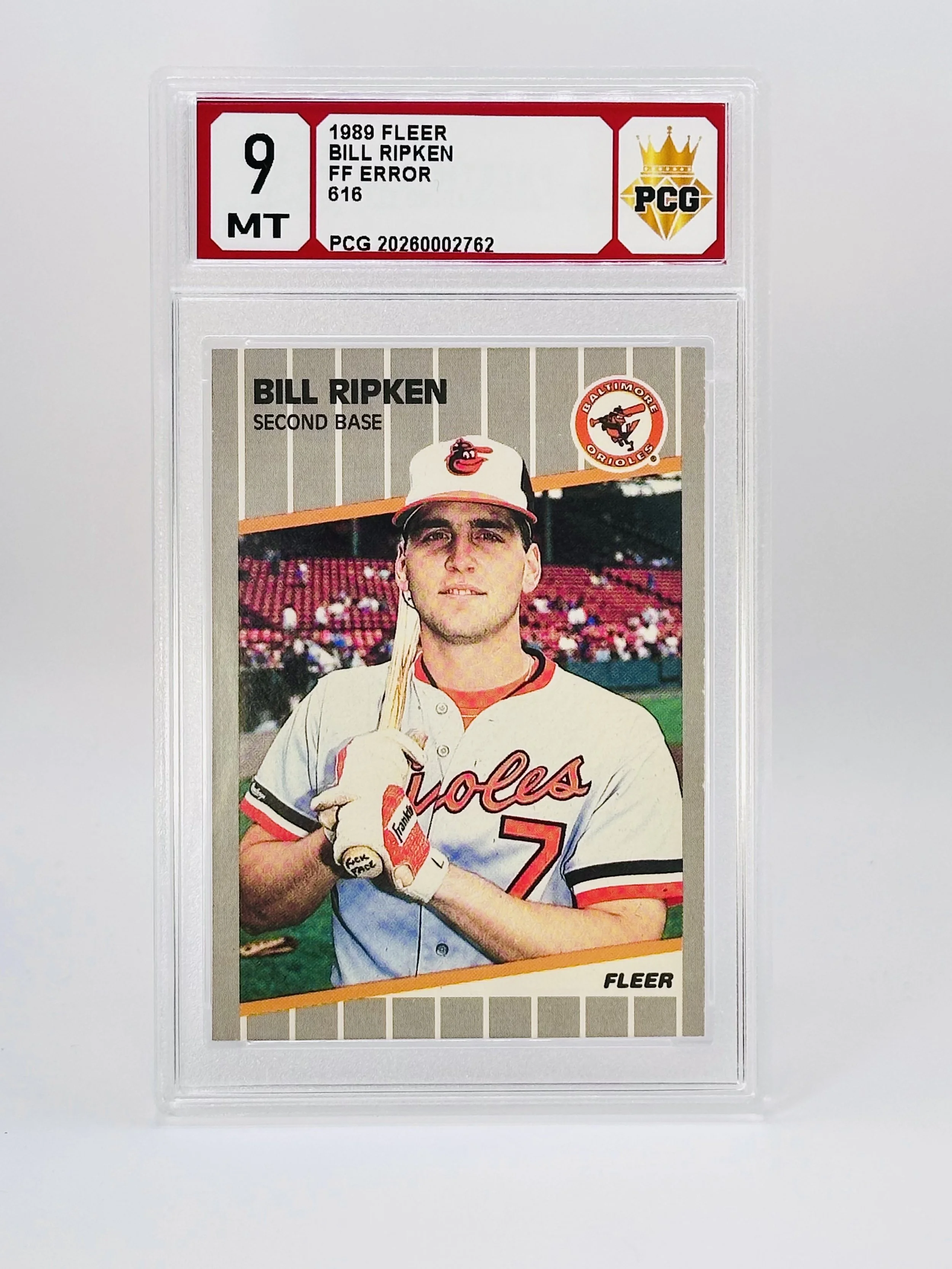 #20260002762 1989 BILL RIPKEN 9