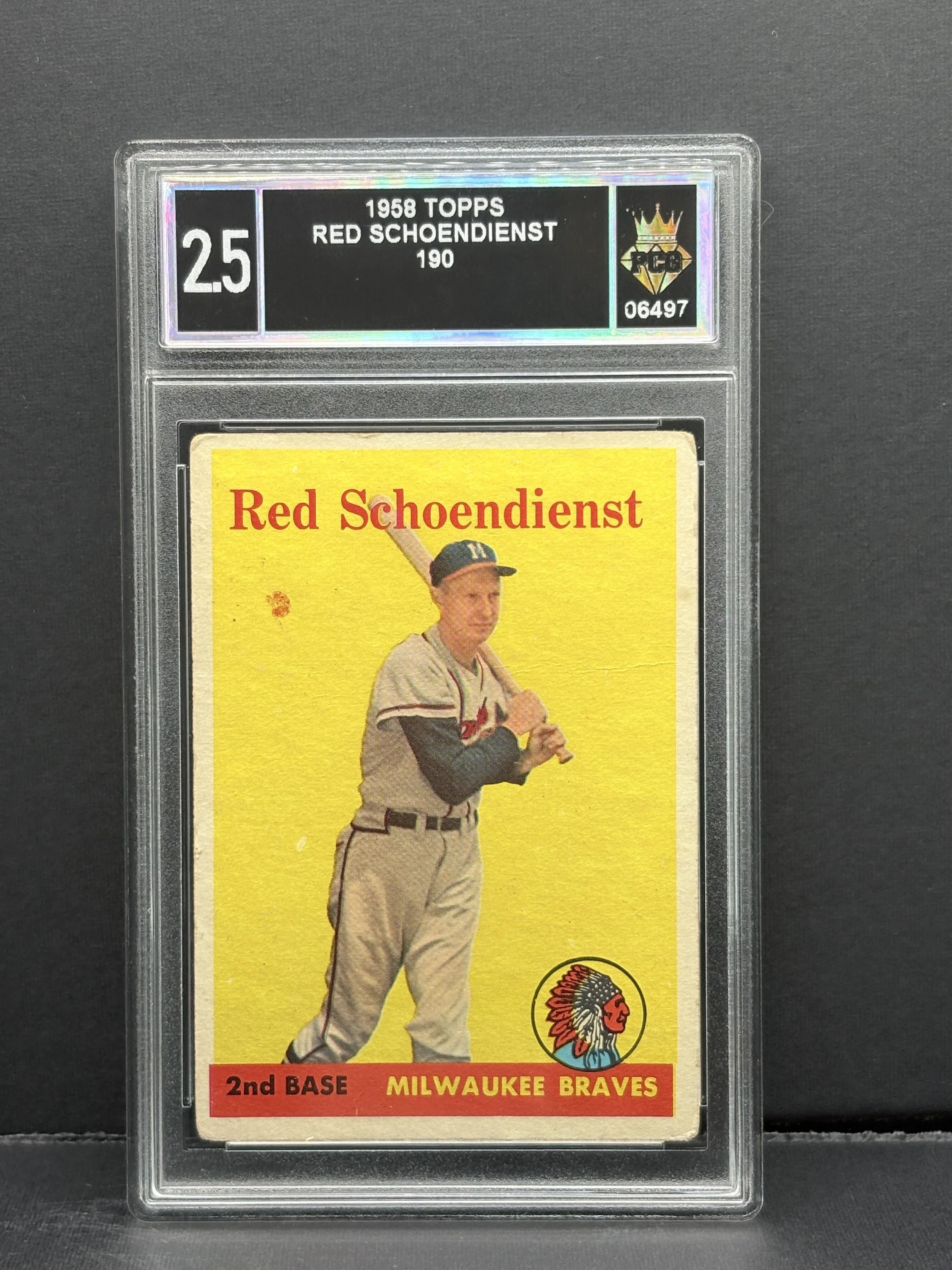 #06497 1958 RED SCHOENDIENST 2.5