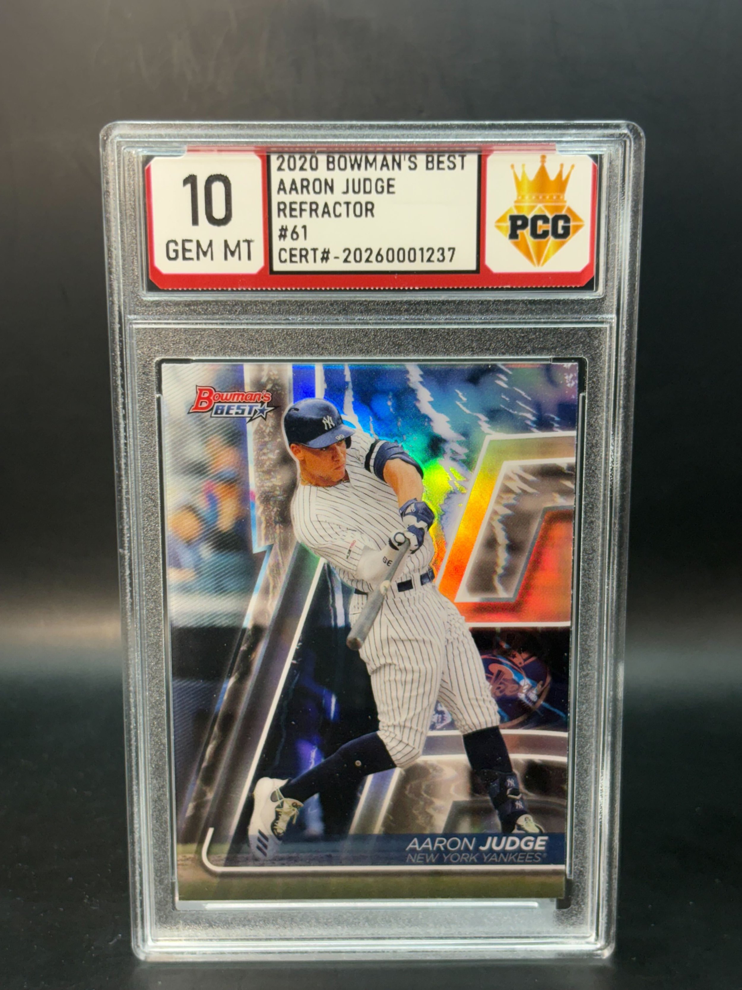 #20260001237 2020  AARON JUDGE 10 GEM MT