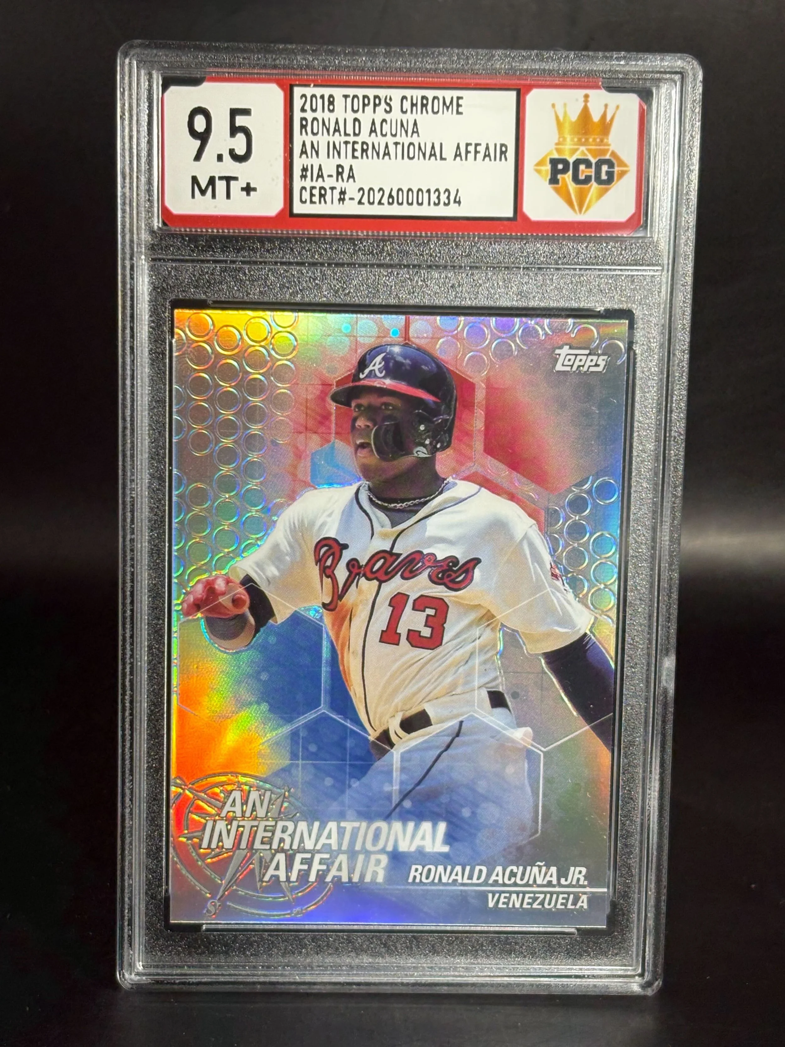 #20260001334 2018 RONALD ACUNA 9.5 MT+