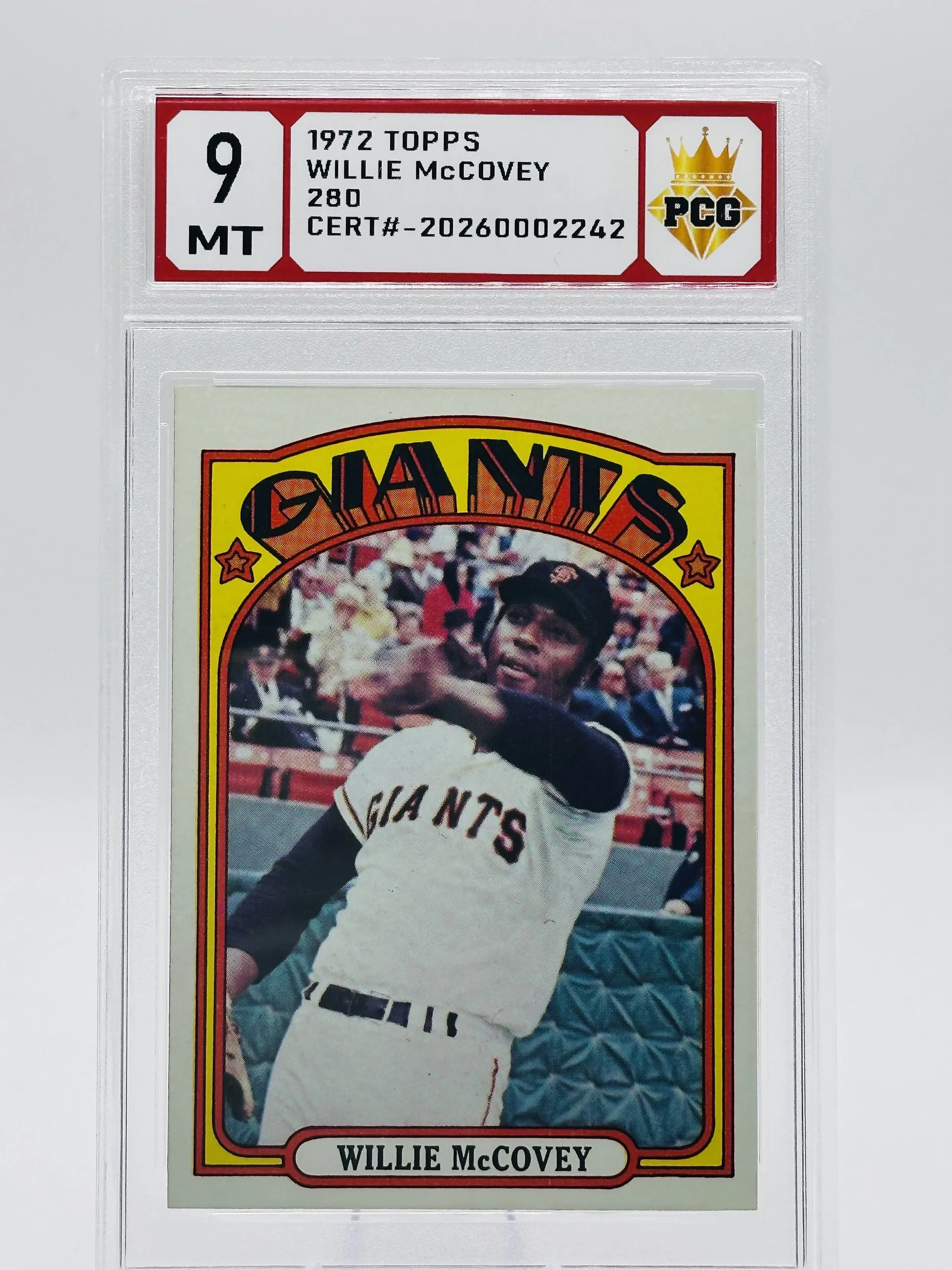 #20260002242 1972 WILLIE MCGOVEY 9 MT