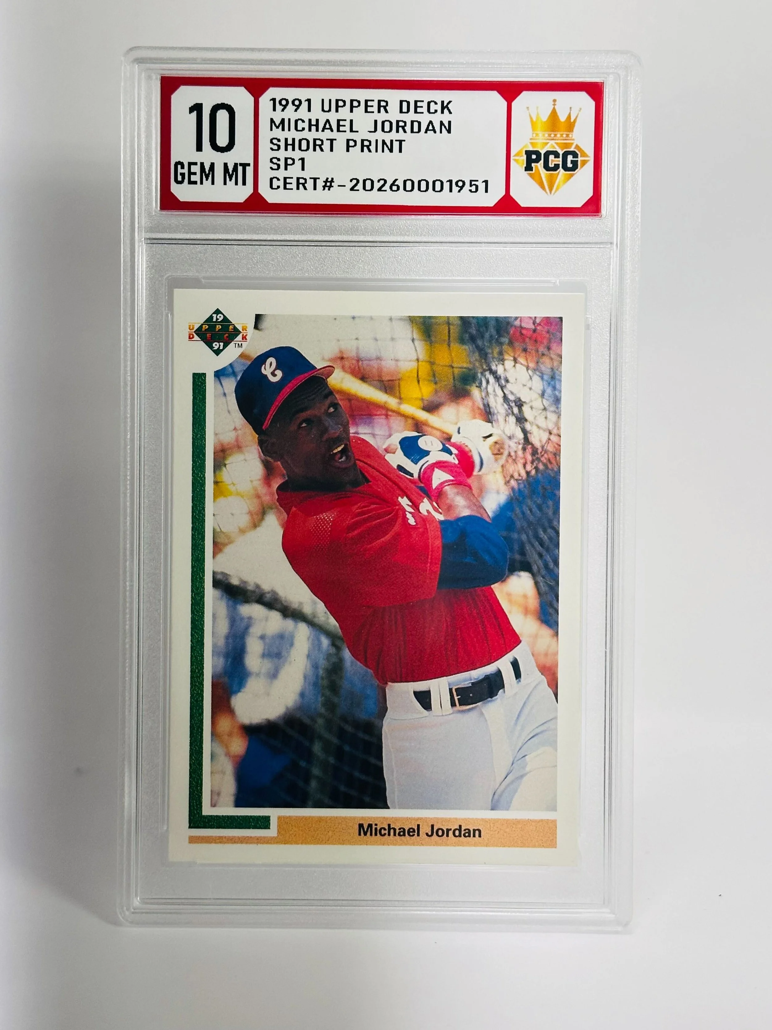 #20260001951 1991 MICHAEL JORDAN 10 GEM MT