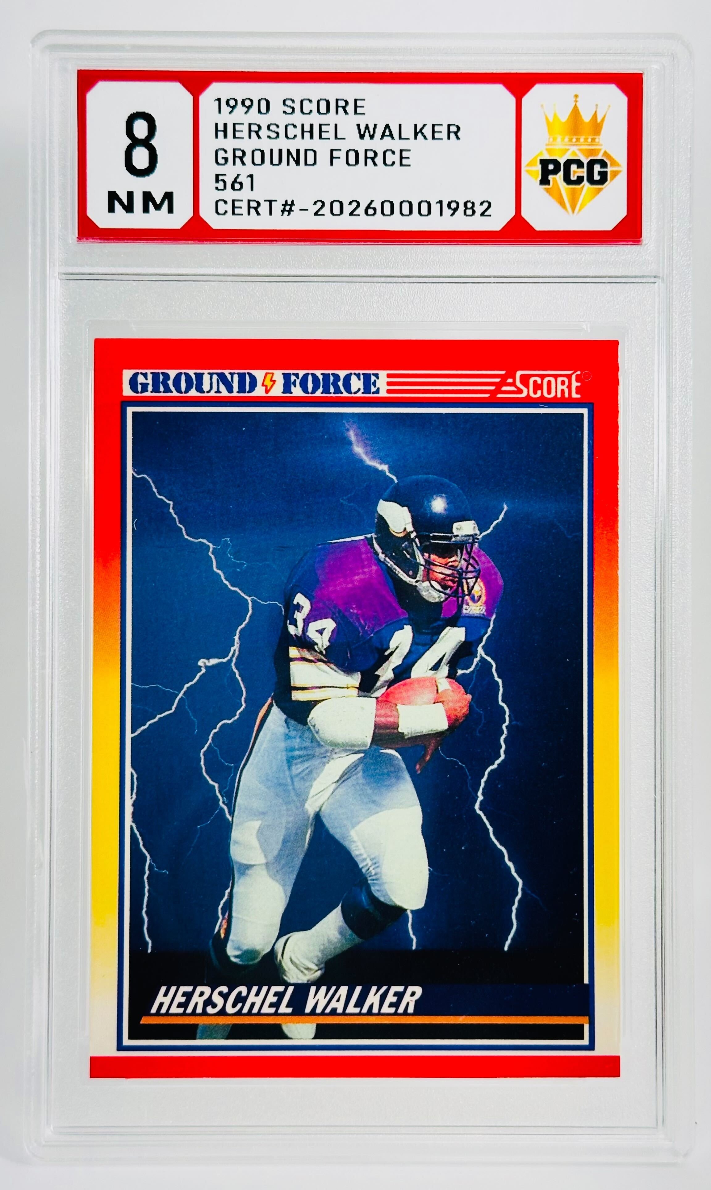 #20260001982 1990 HERSCHEL WALKER 8 NM