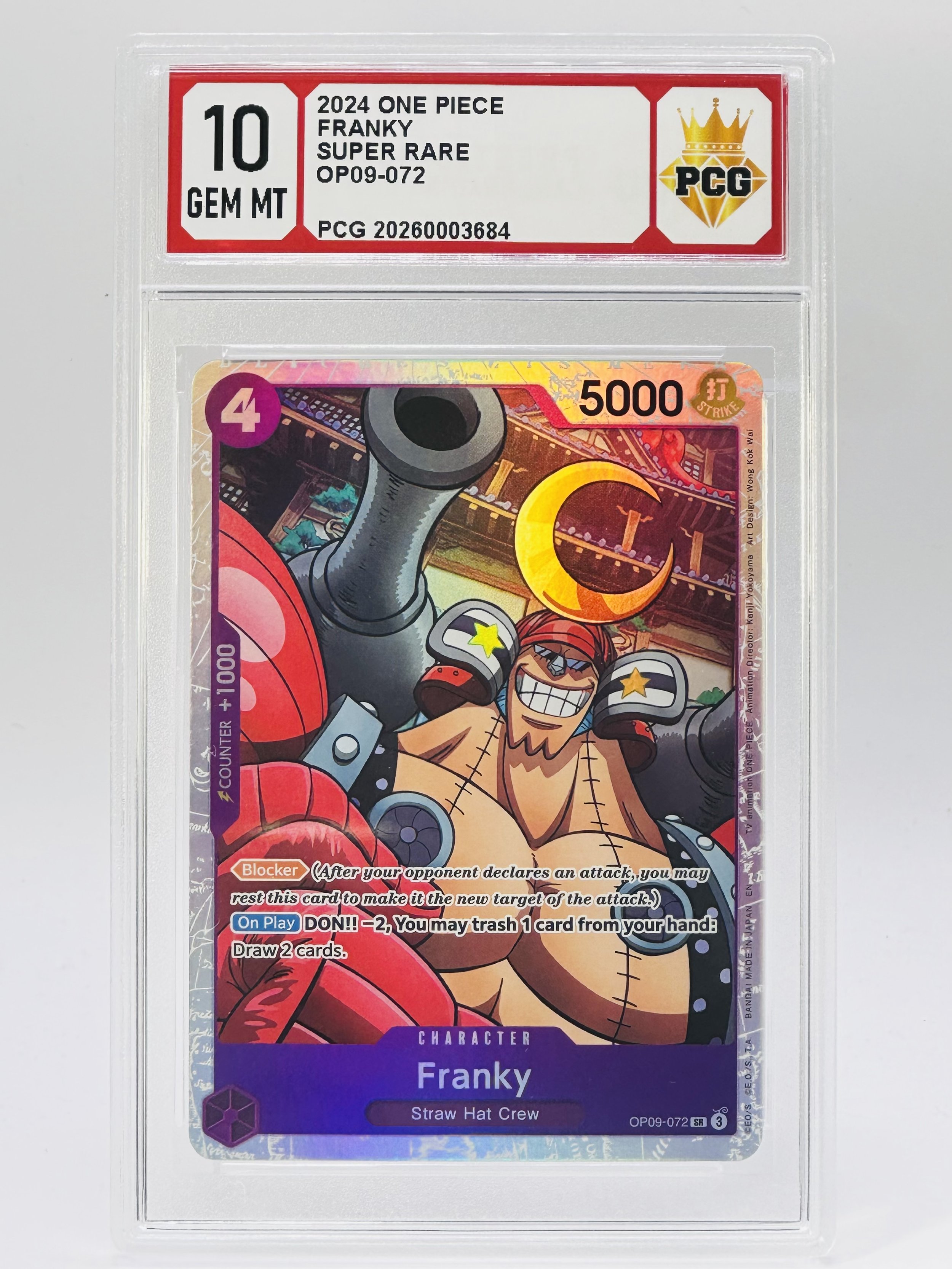 #20260003684 2025 FRANKY 10 GEM MT