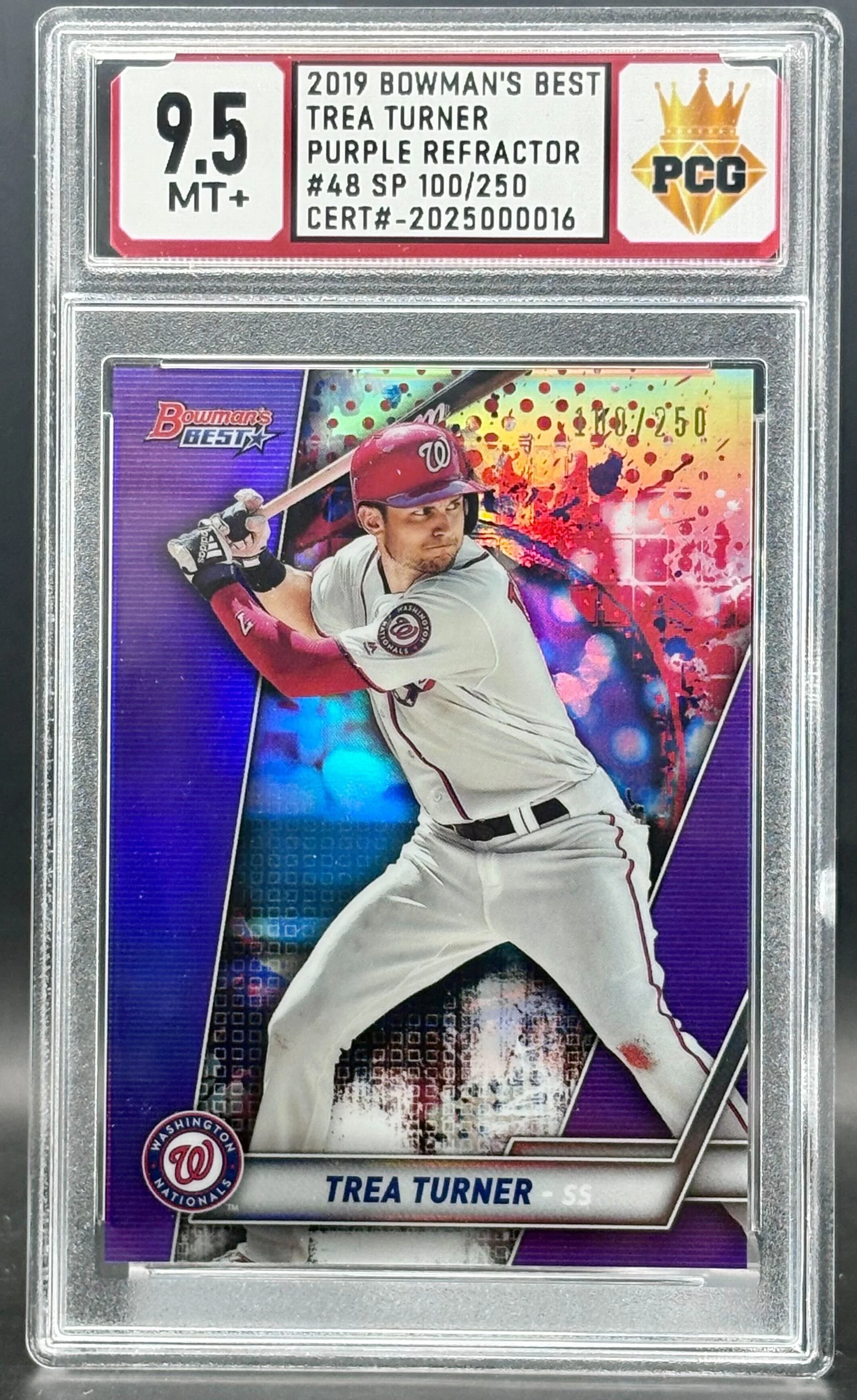 #2025125000016 2018 TREA TURNER 9.5 MT+