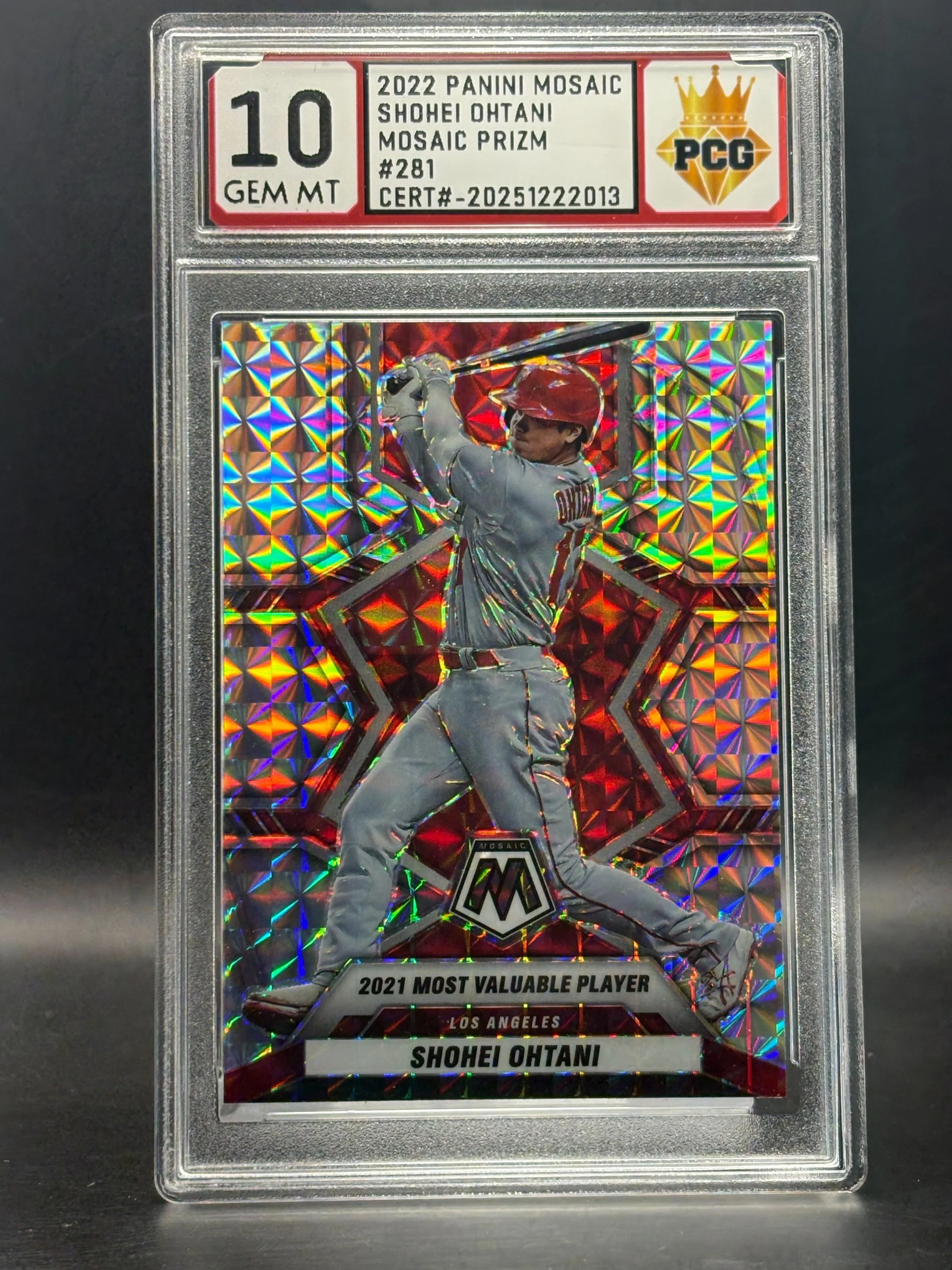 #20251222013 2022 SHOHEI OHTANI 10 GEM MT