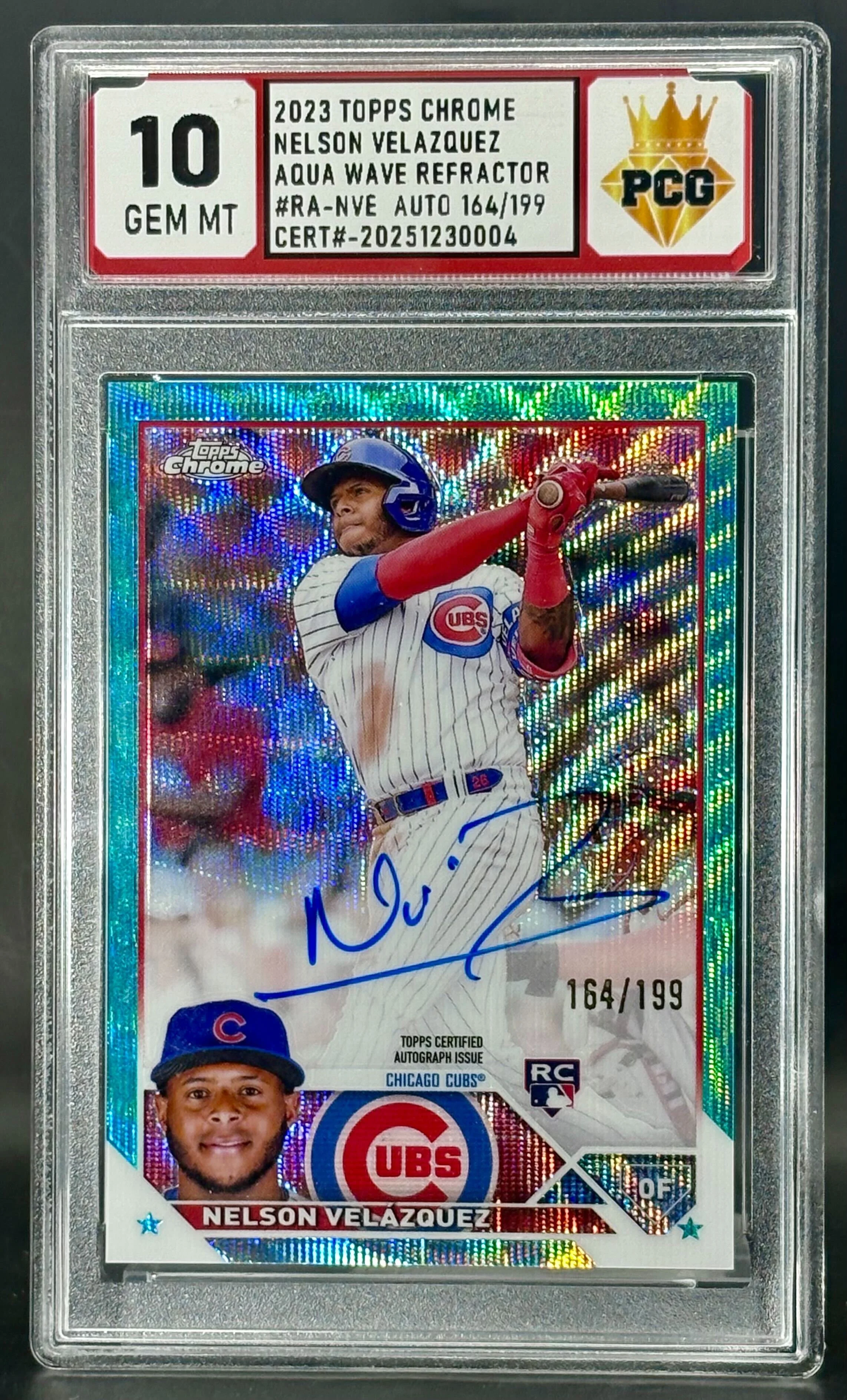 #20251230004 2023 NELSON VELAZQUEZ 10 GEM MT