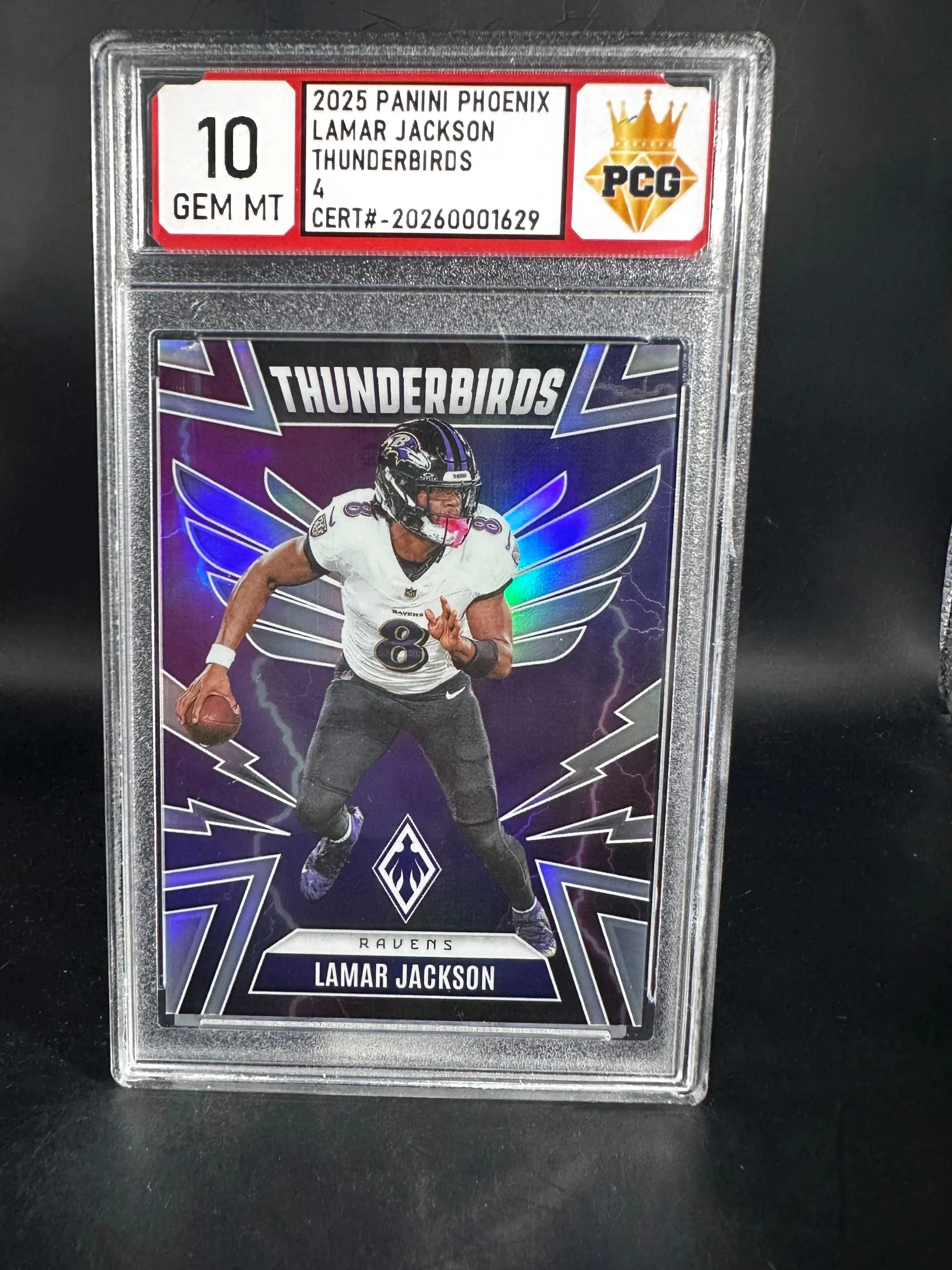 #20260001629 2025 LAMAR JACKSON 10 GEM MT