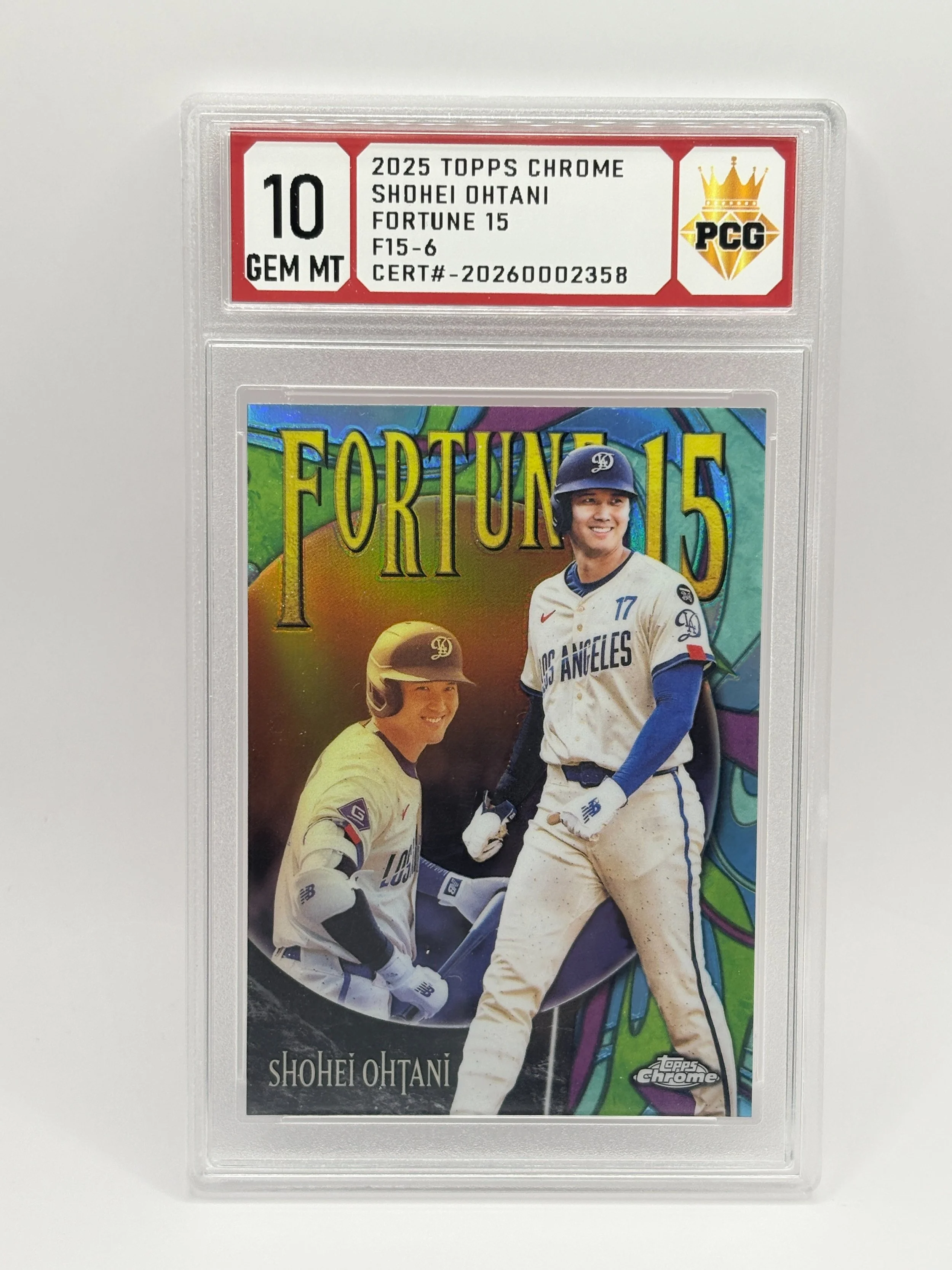 #20260002358 2025 SHOHEI OHTANI 10 GEM MT