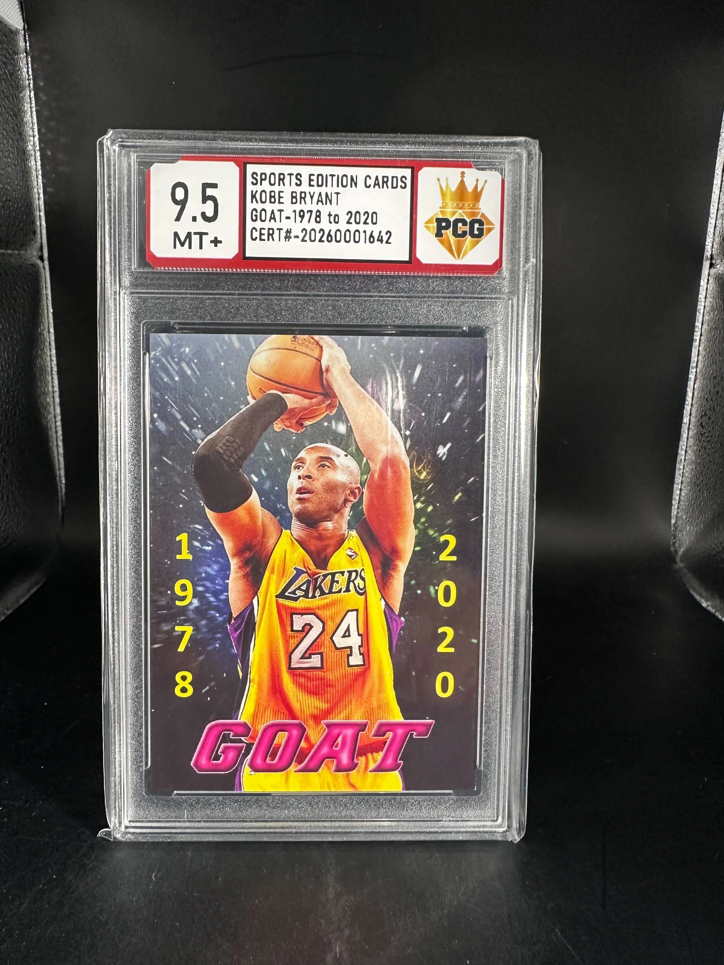 #20260001642 SPORTS EDITION KOBE BRYANT 9.5 MT+