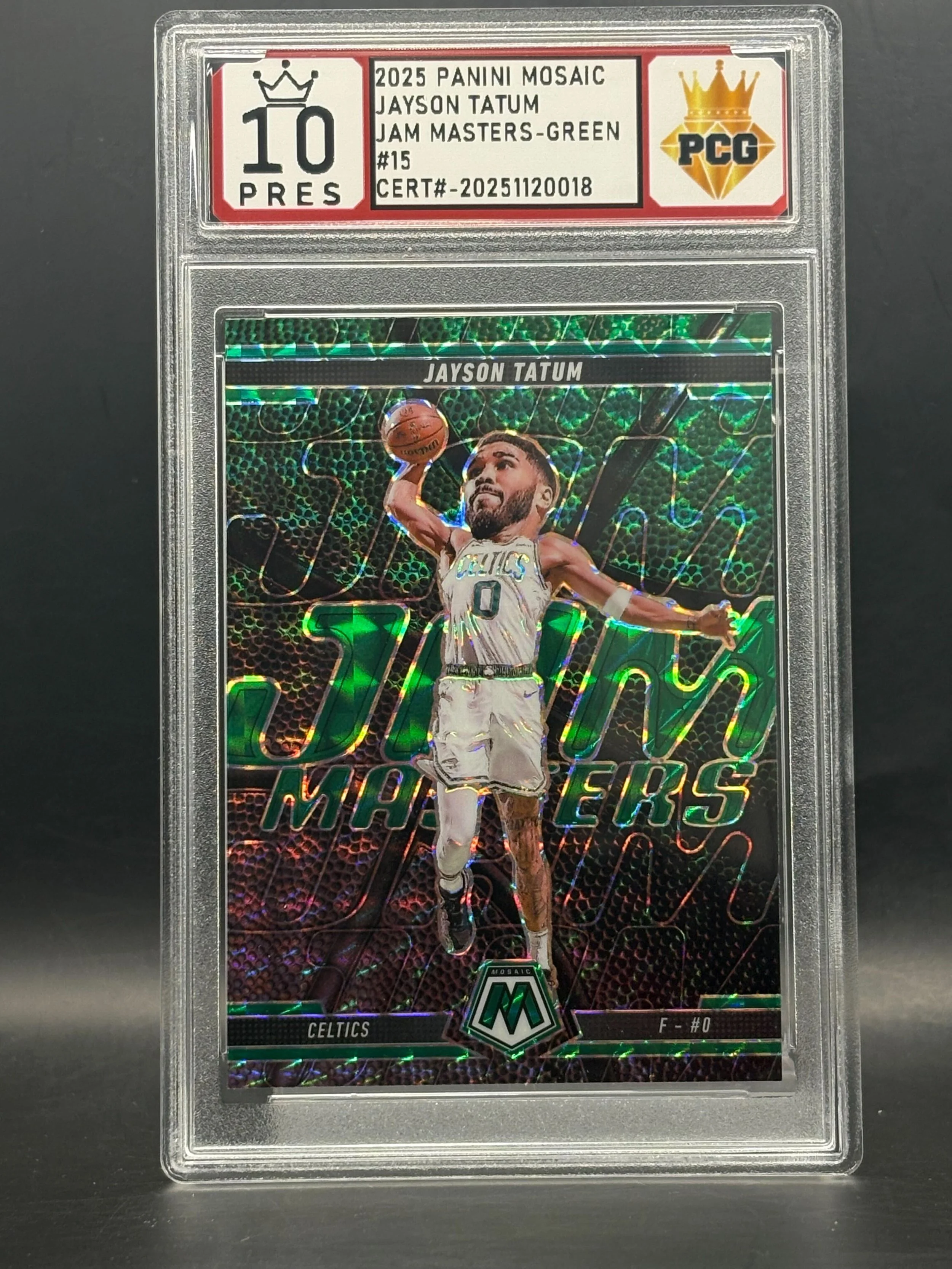 #20251120018 Jayson Tatum 10 Prestigious (Highest Grade)