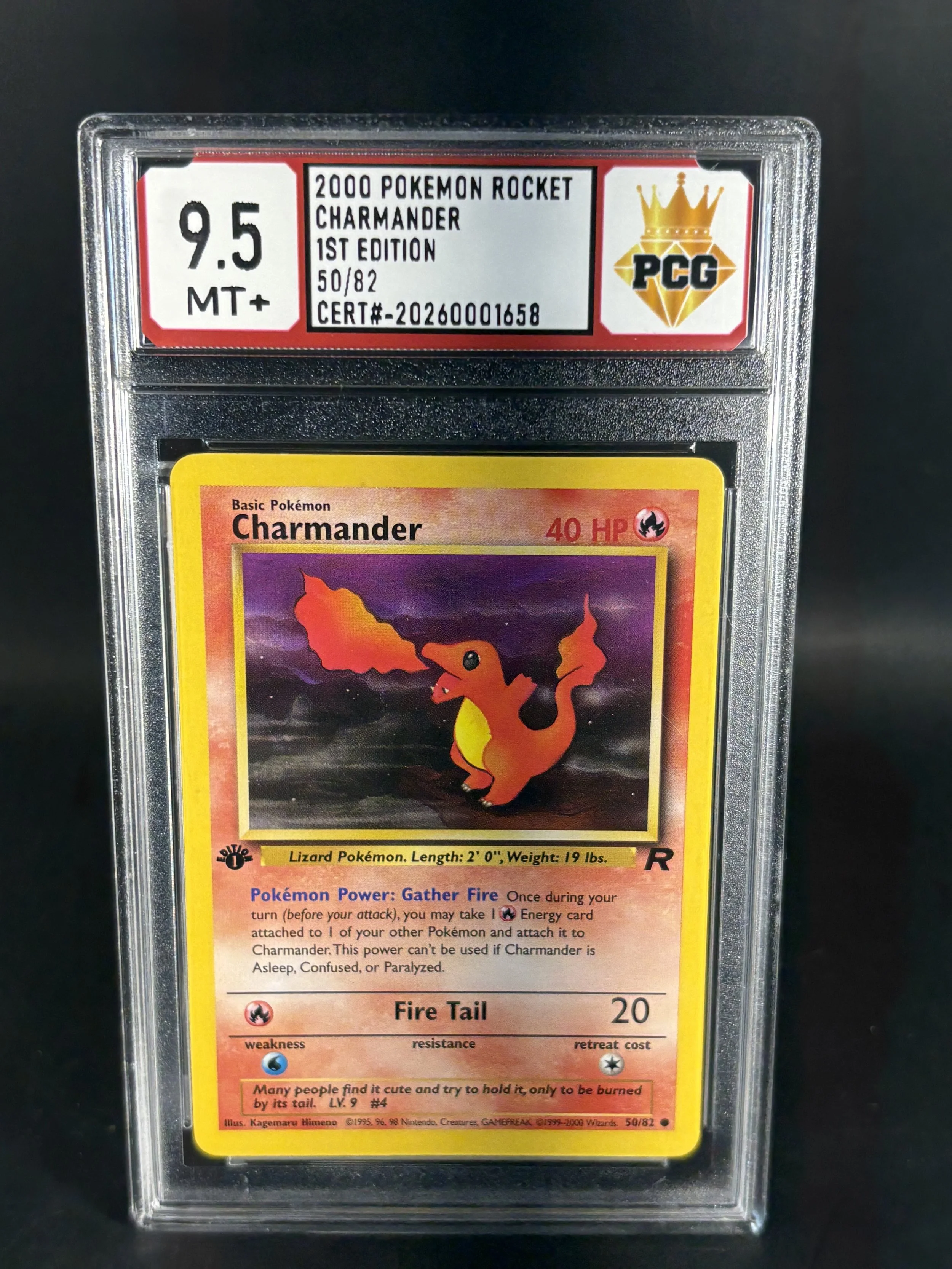 #20260001658 2000 CHARMANDER 9.5 MT+