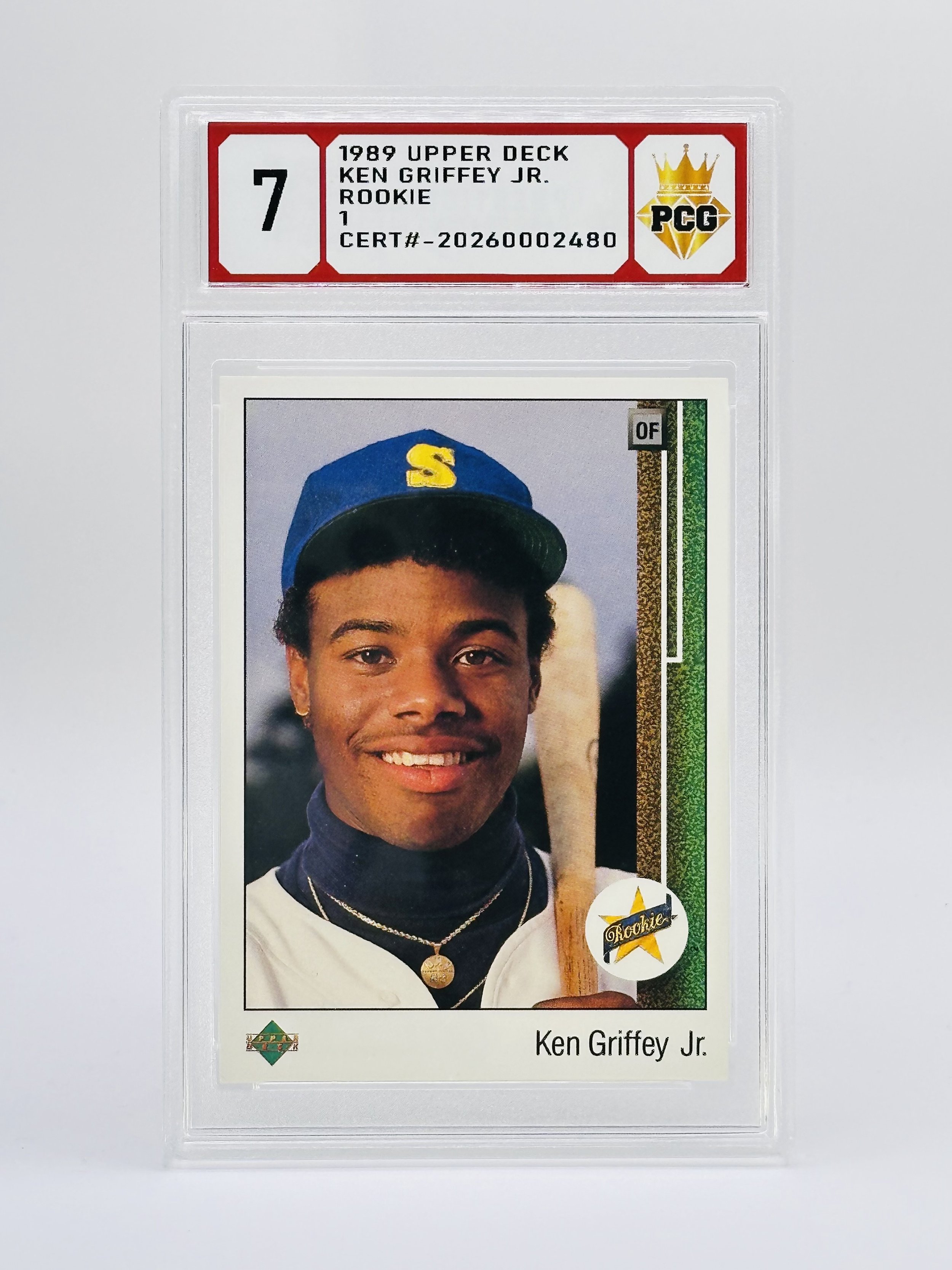 #20260002480 1989 KEN GRIFFEY JR. RC 7