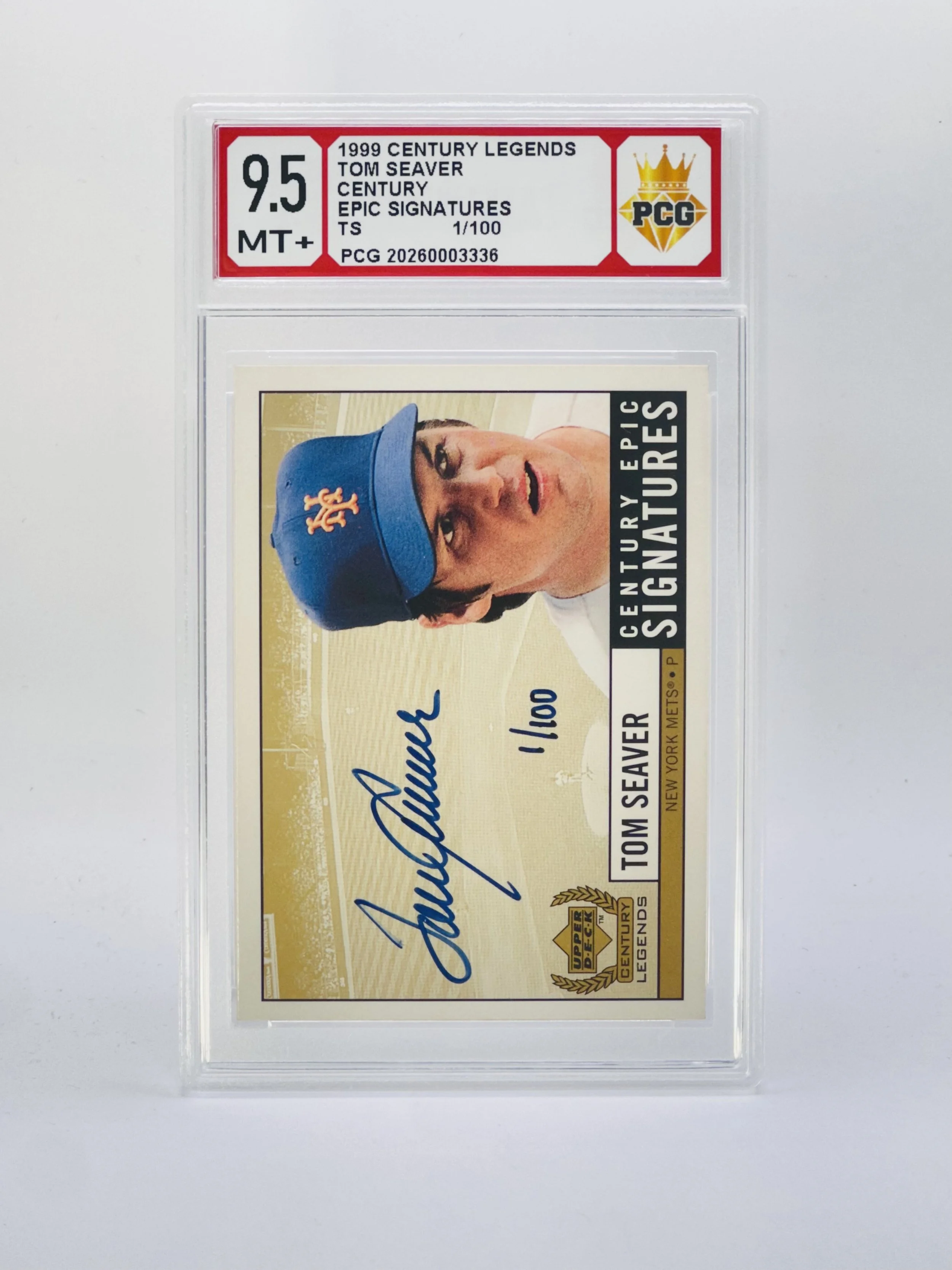 #20260003336 1999 TOM SEAVER 9.5 MT+