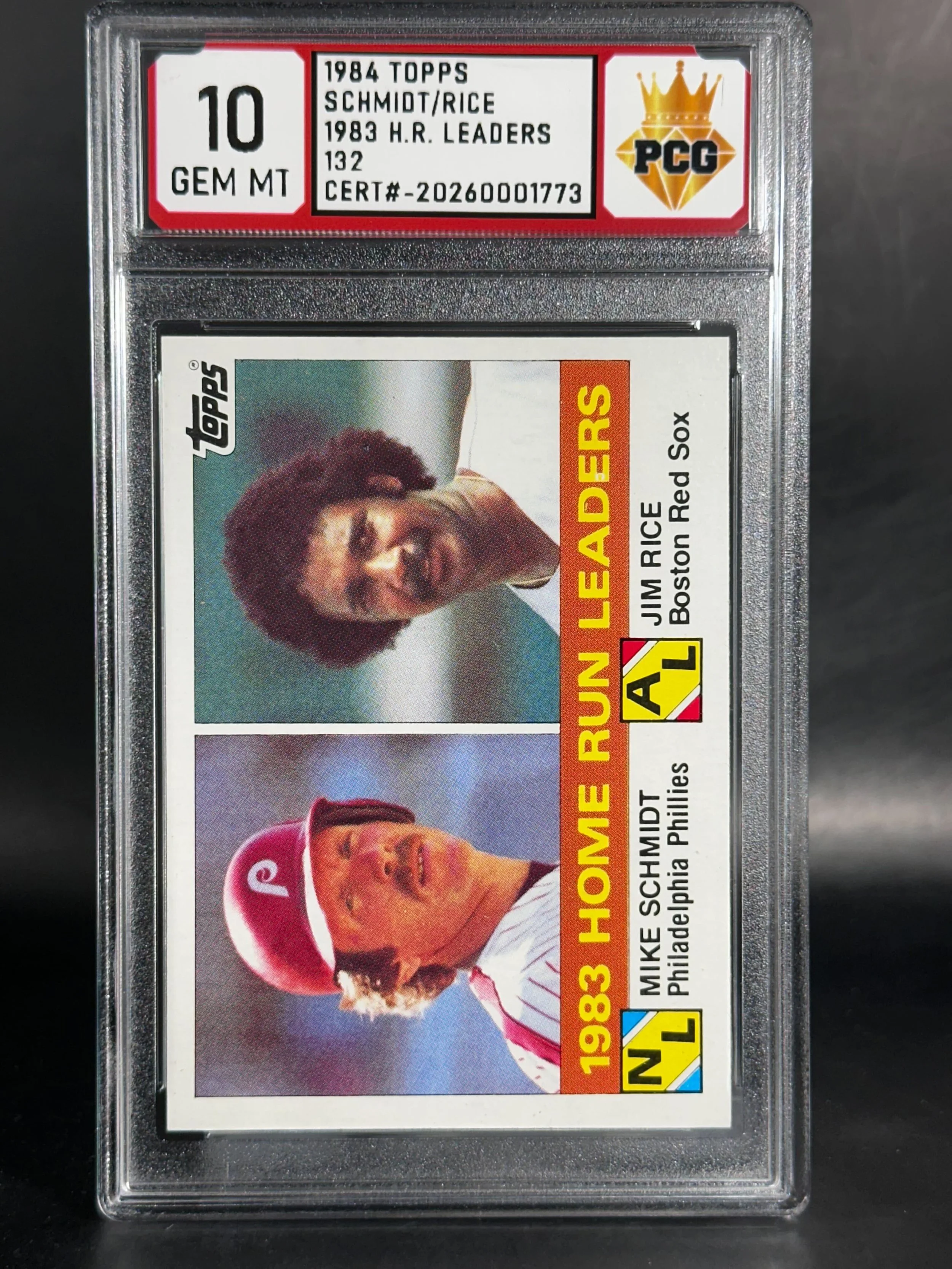 #20260001773 1984 SCHMIDT/RICE 10 GEM MT