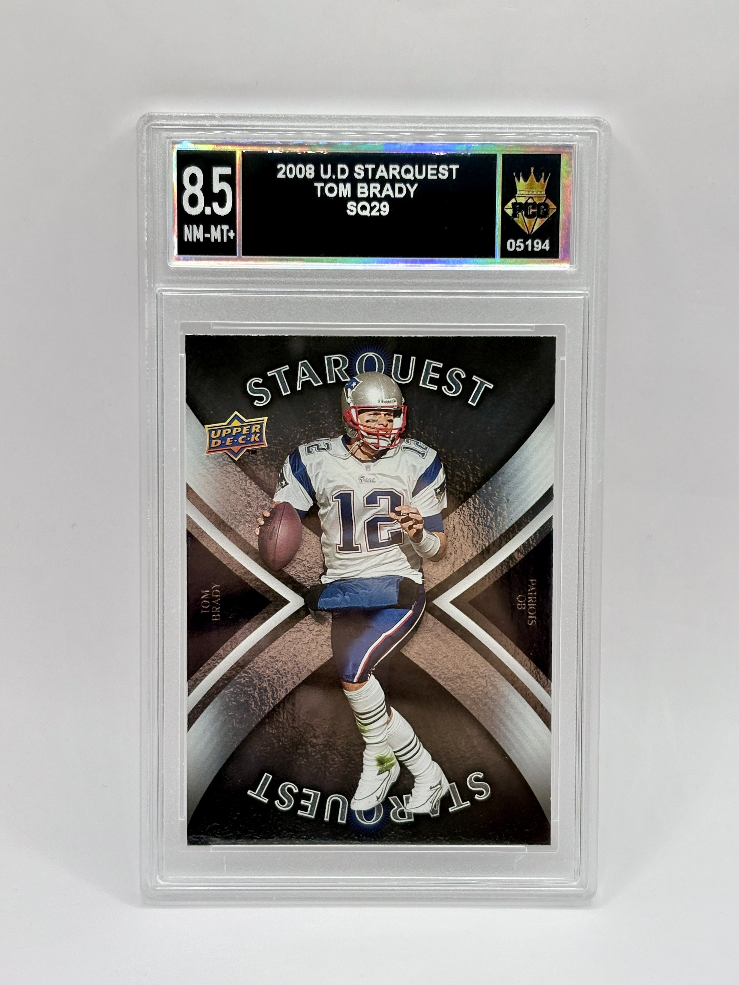 #20260005194 2008 TOM BRADY 8.5 NM-MT+