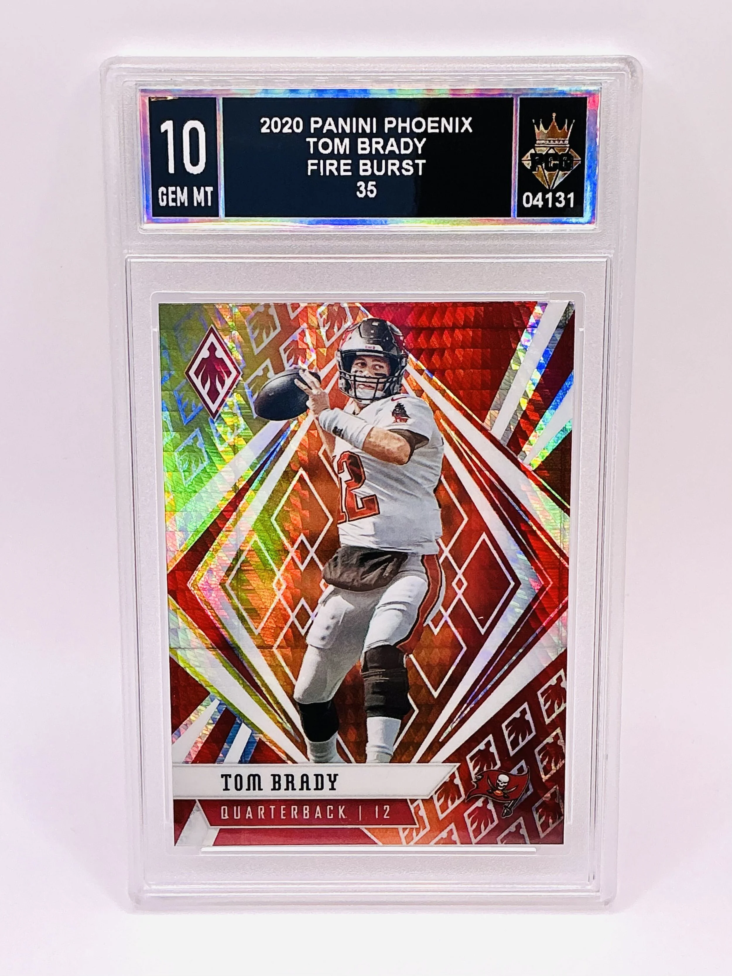 #04131 2020 TOM BRADY 10 GEM MT
