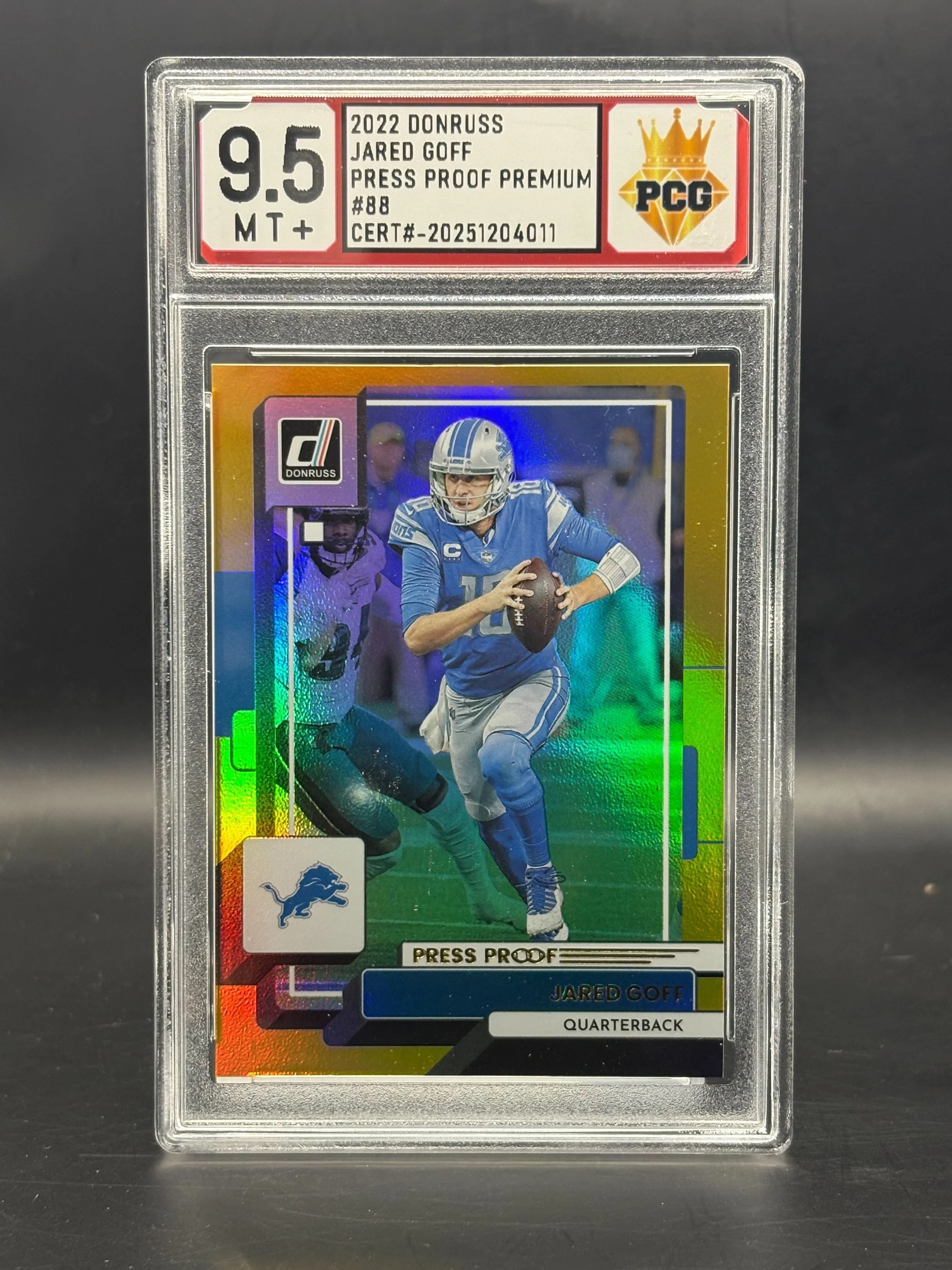 #20251204011 Jared Goff 9.5 MT+