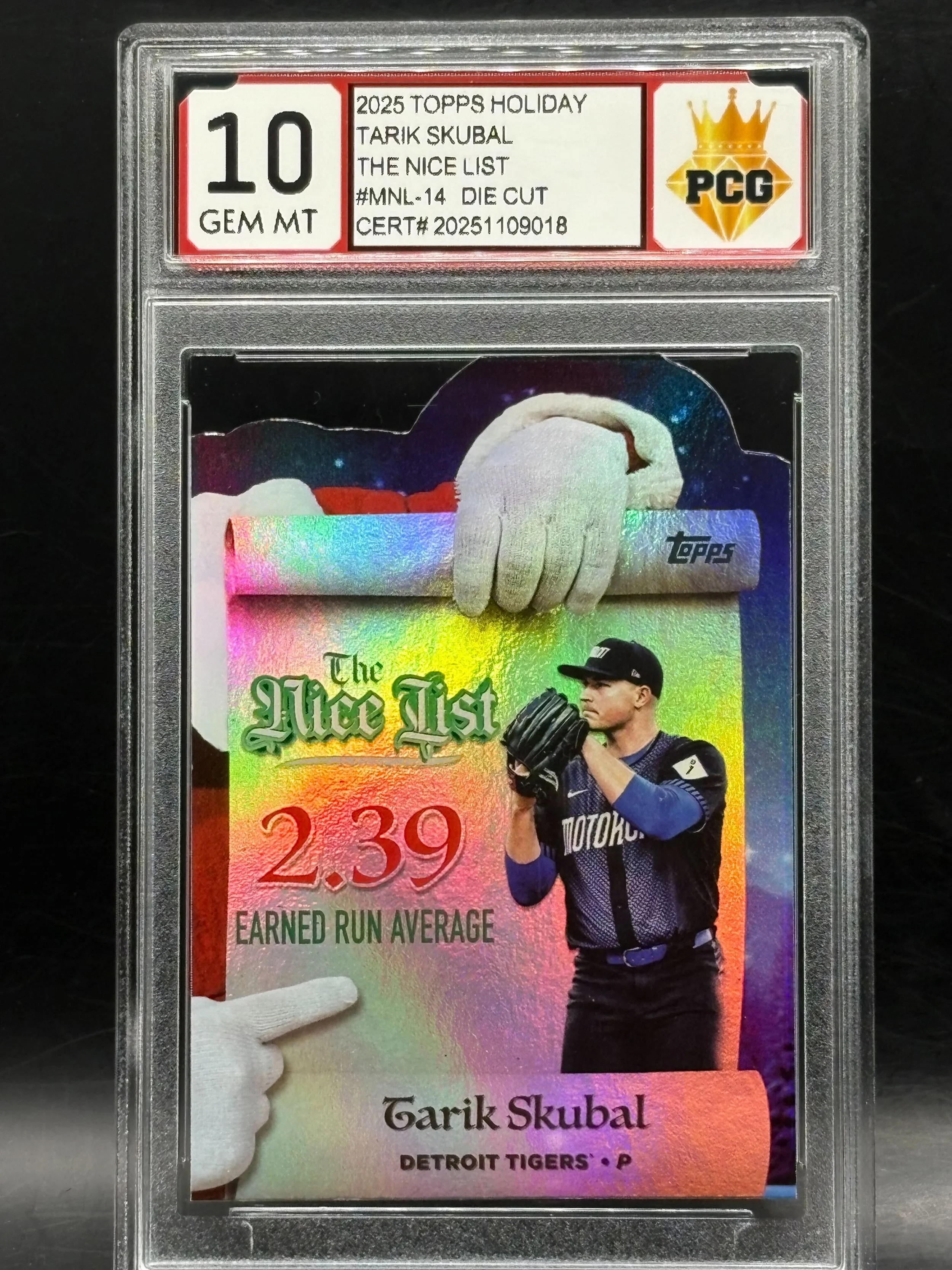 #20251109018 Tarik Skubal 10 GEM MT