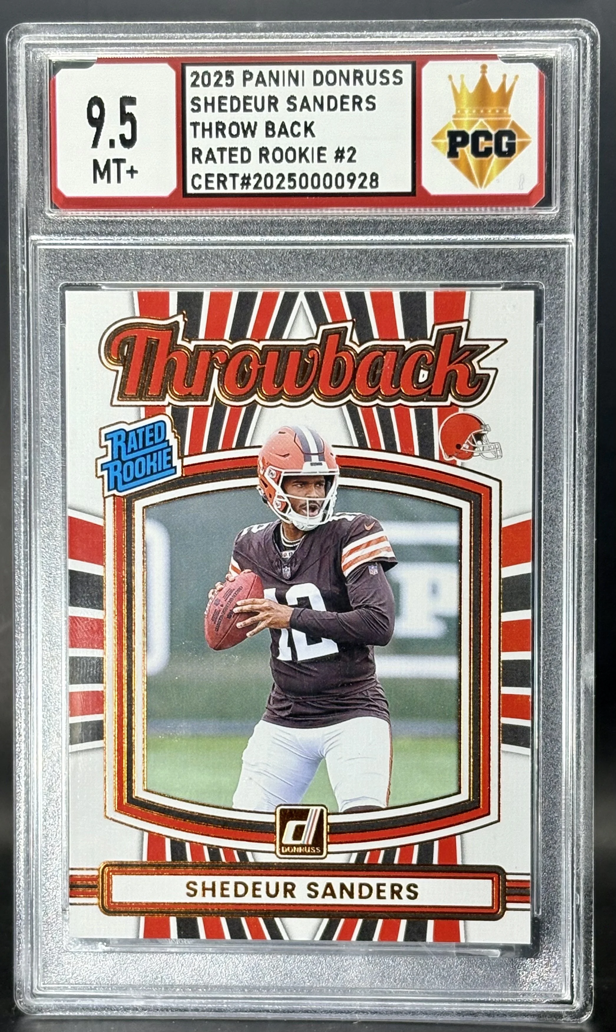 #20250000928 2025 SHEDEUR SANDERS RC 9.5 MT +