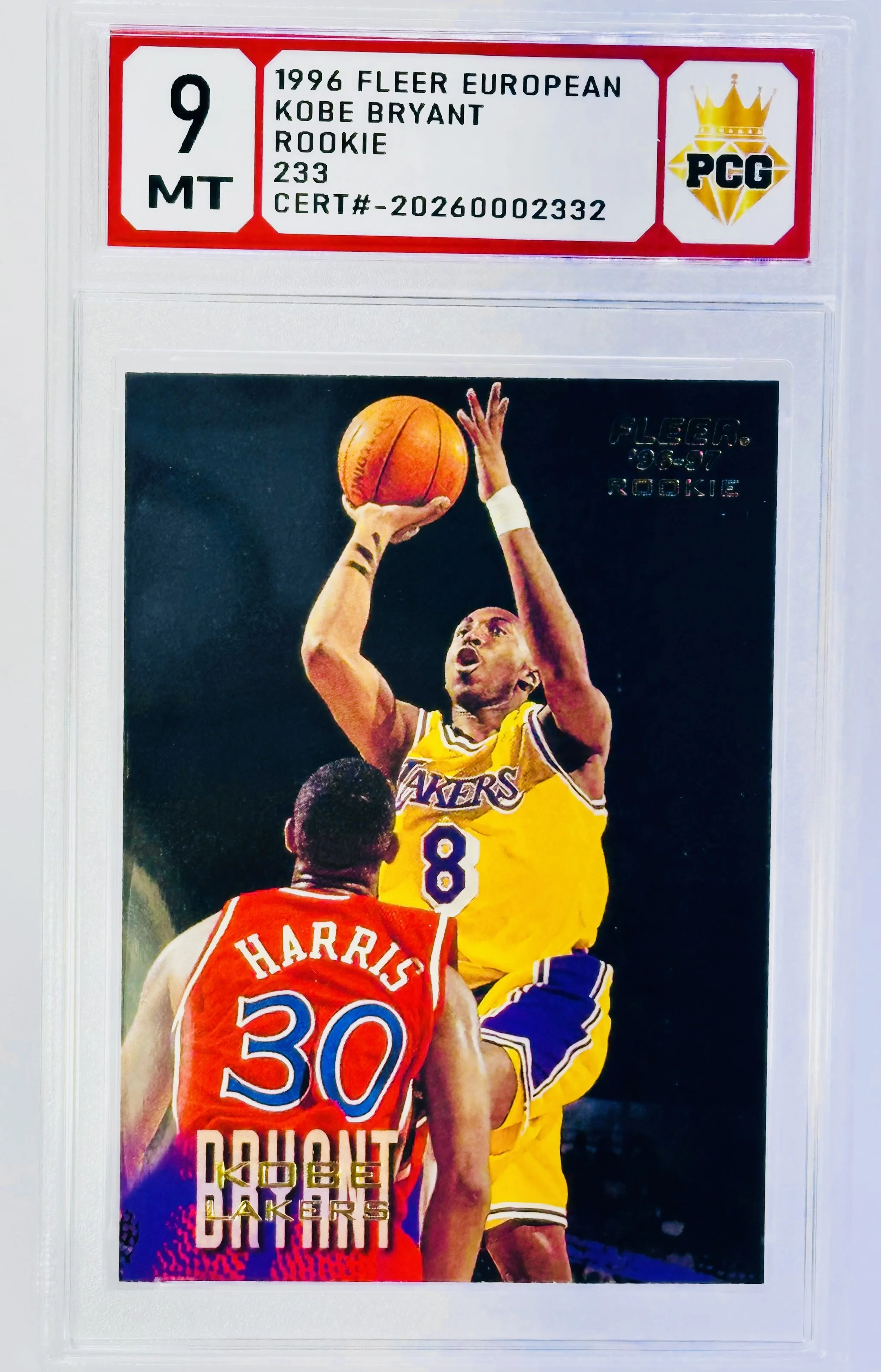 #20260002332 1996 KOBE BRYANT 9 MT
