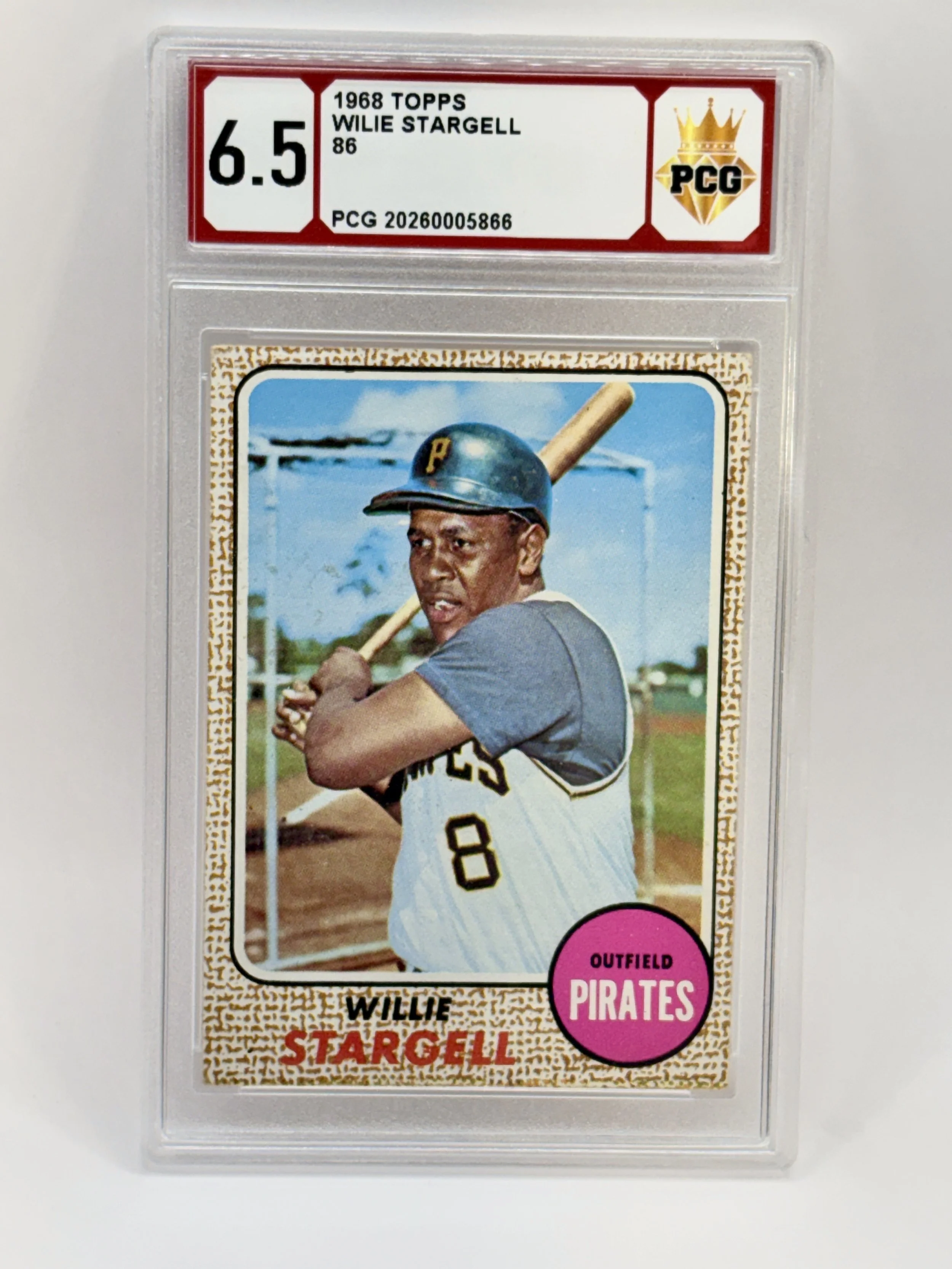 #20260005866 1968 WILLIE STARGELL 6.5