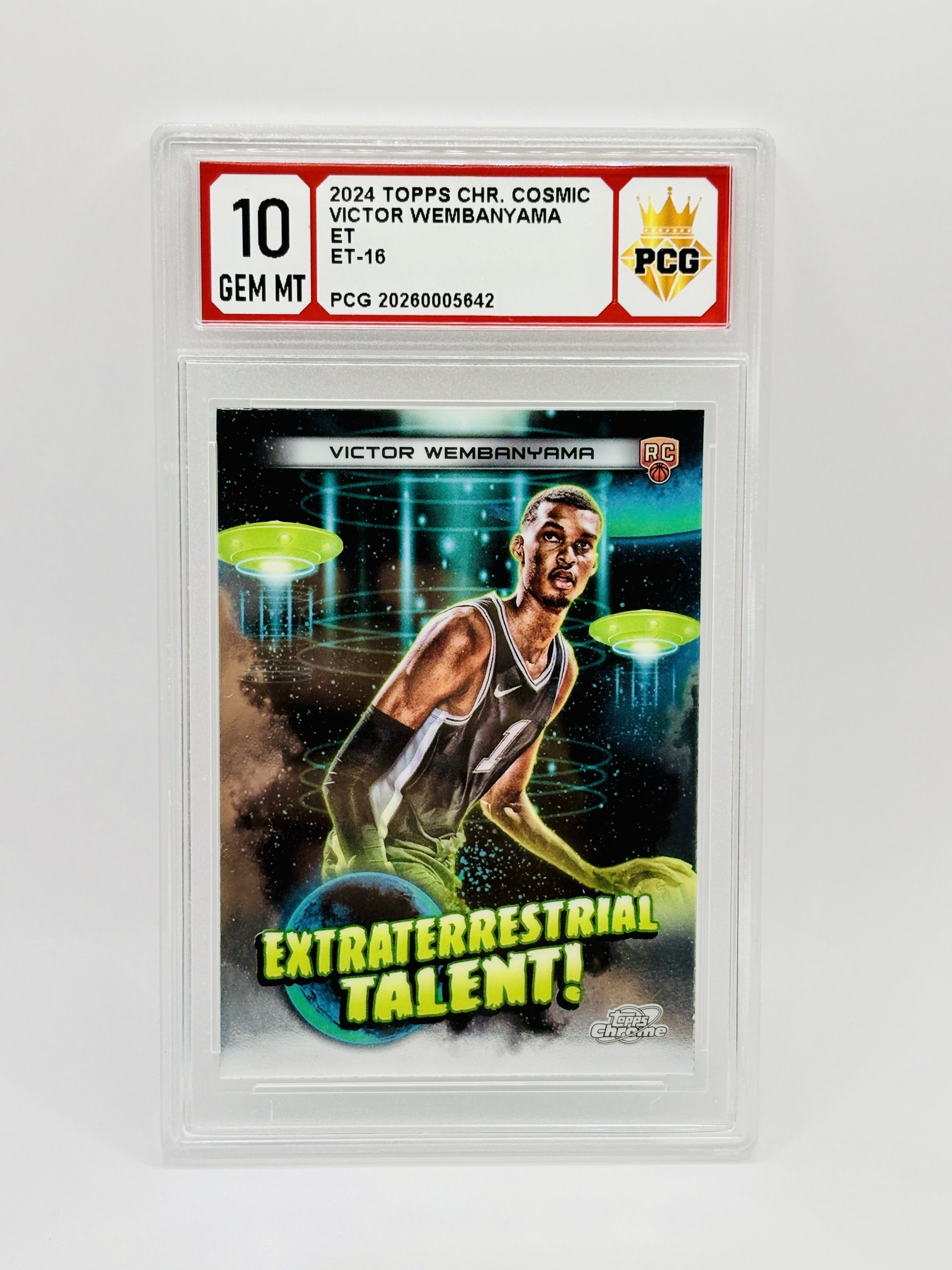 #20260005642 2024 VICTOR WEMBANYAMA 10 GEM MT