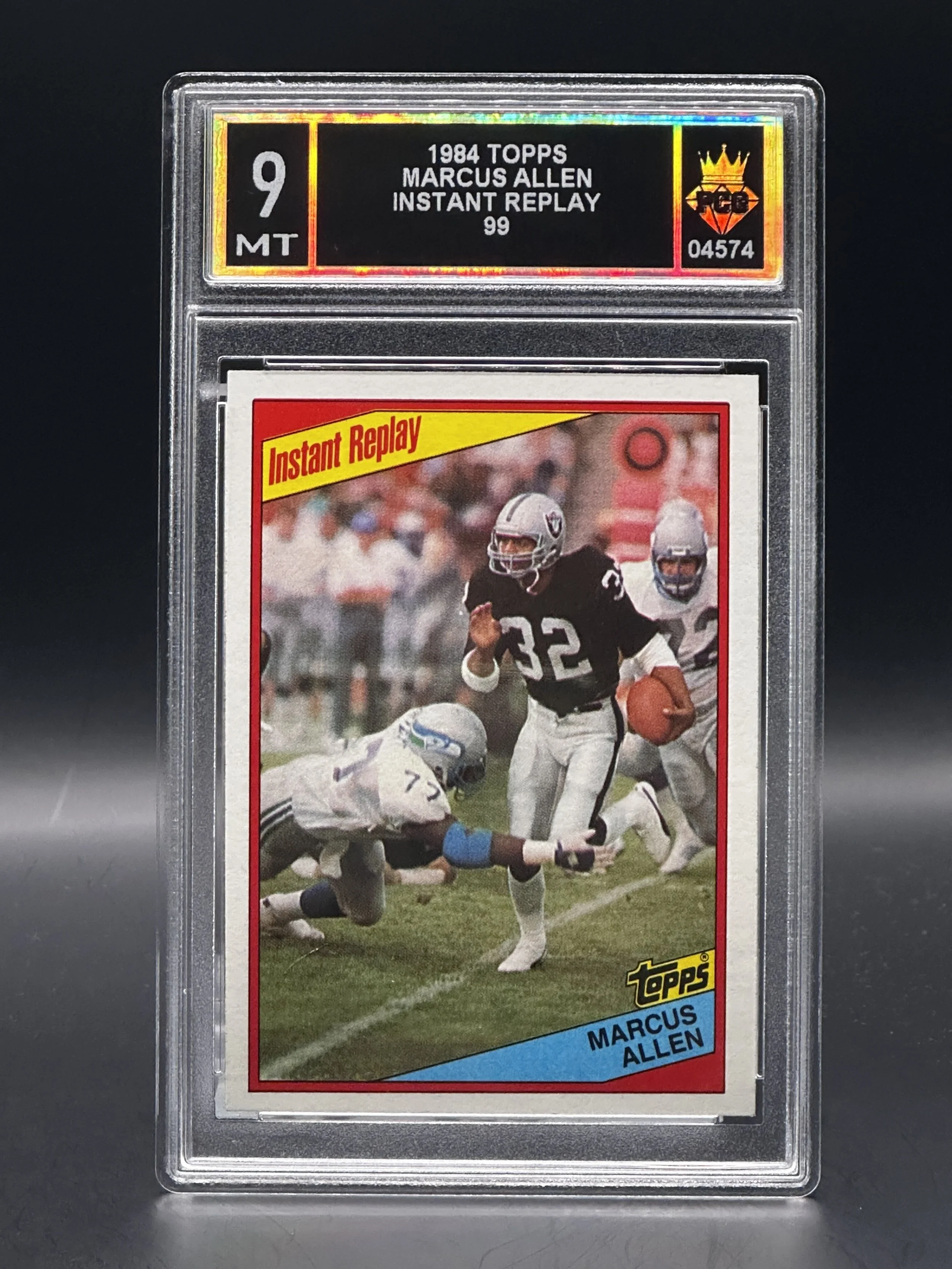 #04574 1984 MARCUS ALLEN 9 MT