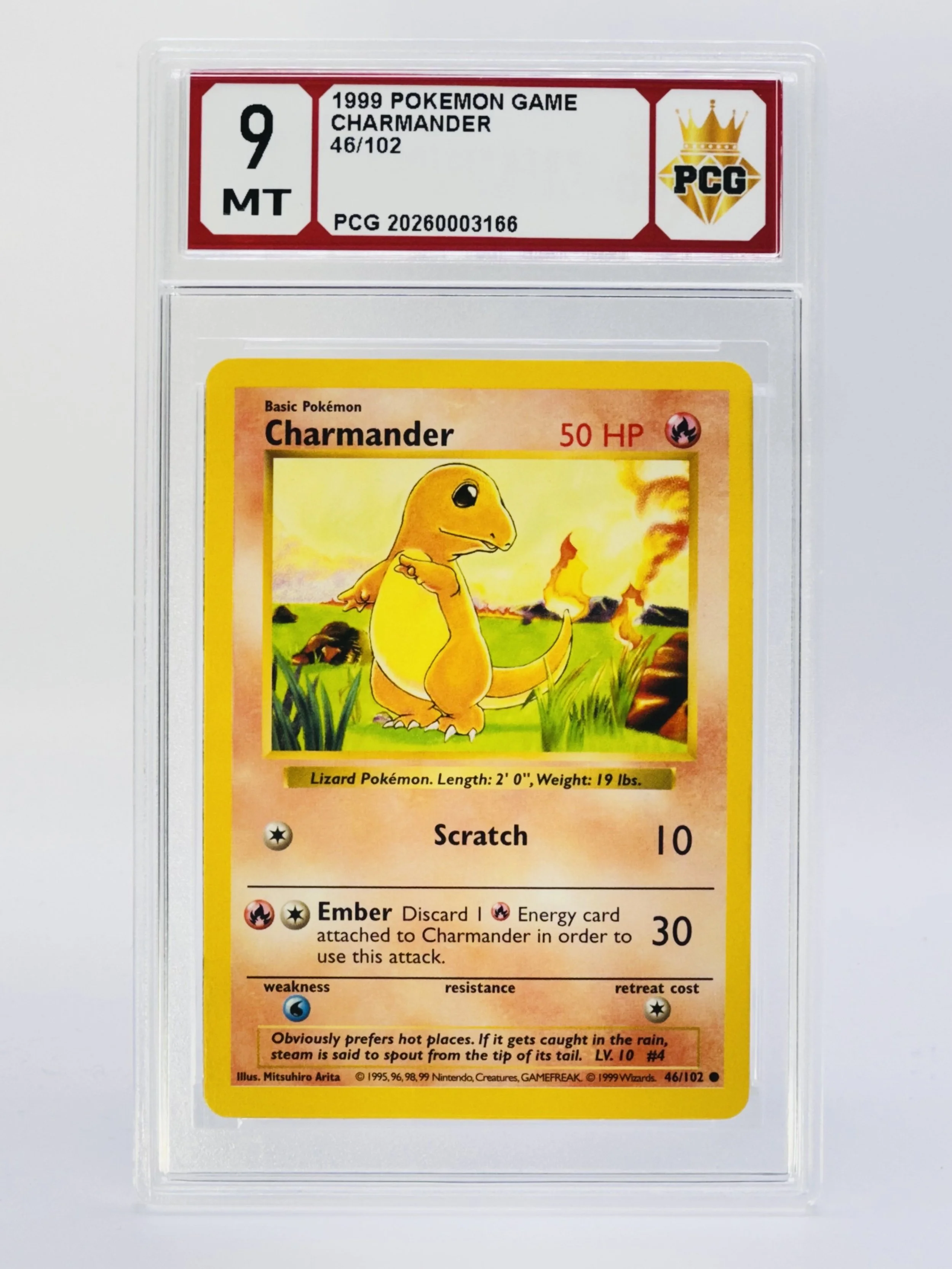 #20260003166 1999 CHARMANDER 9 MT