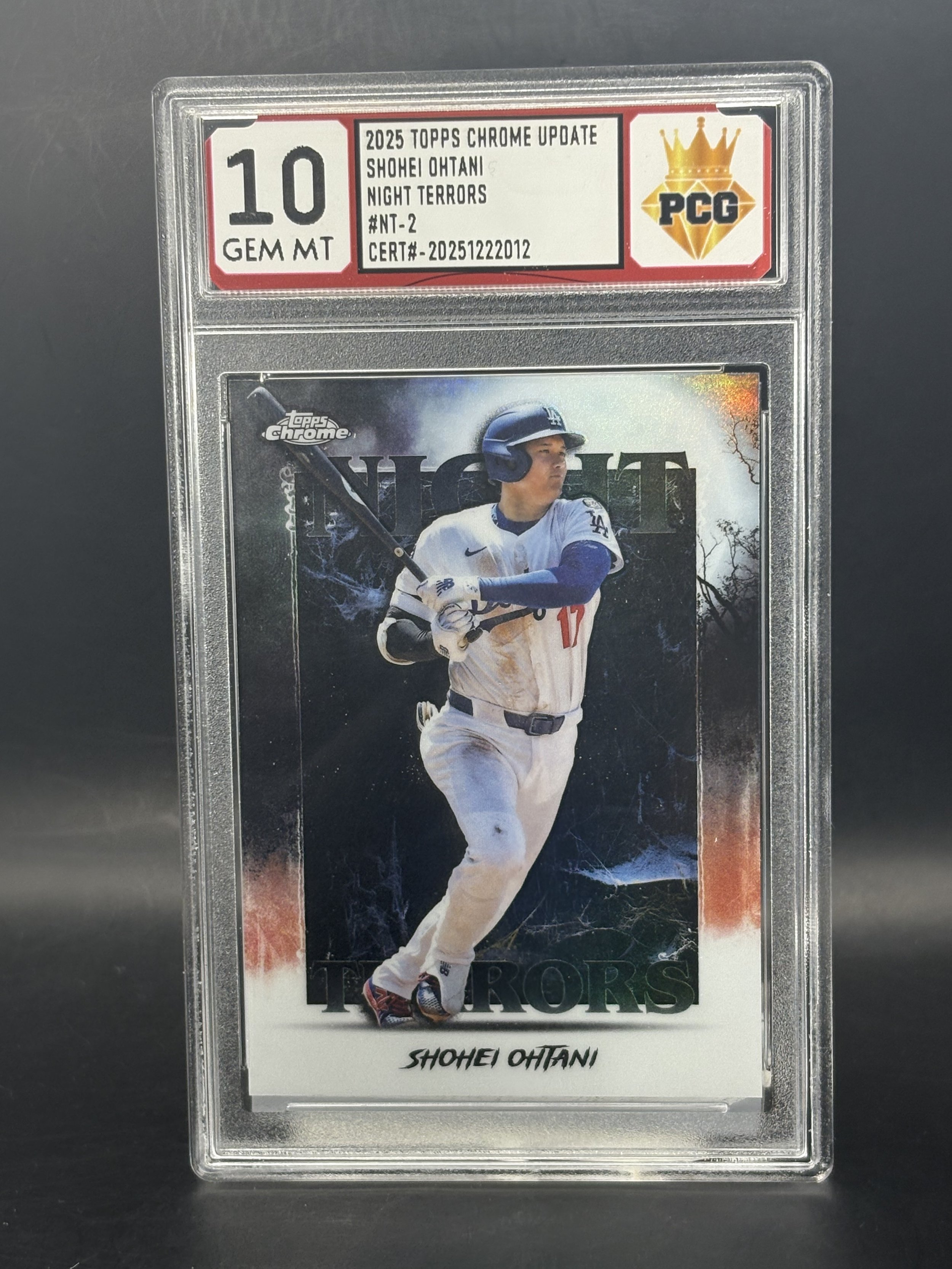 #20251222012 2025 SHOHEI OHTANI 10 GEM MT