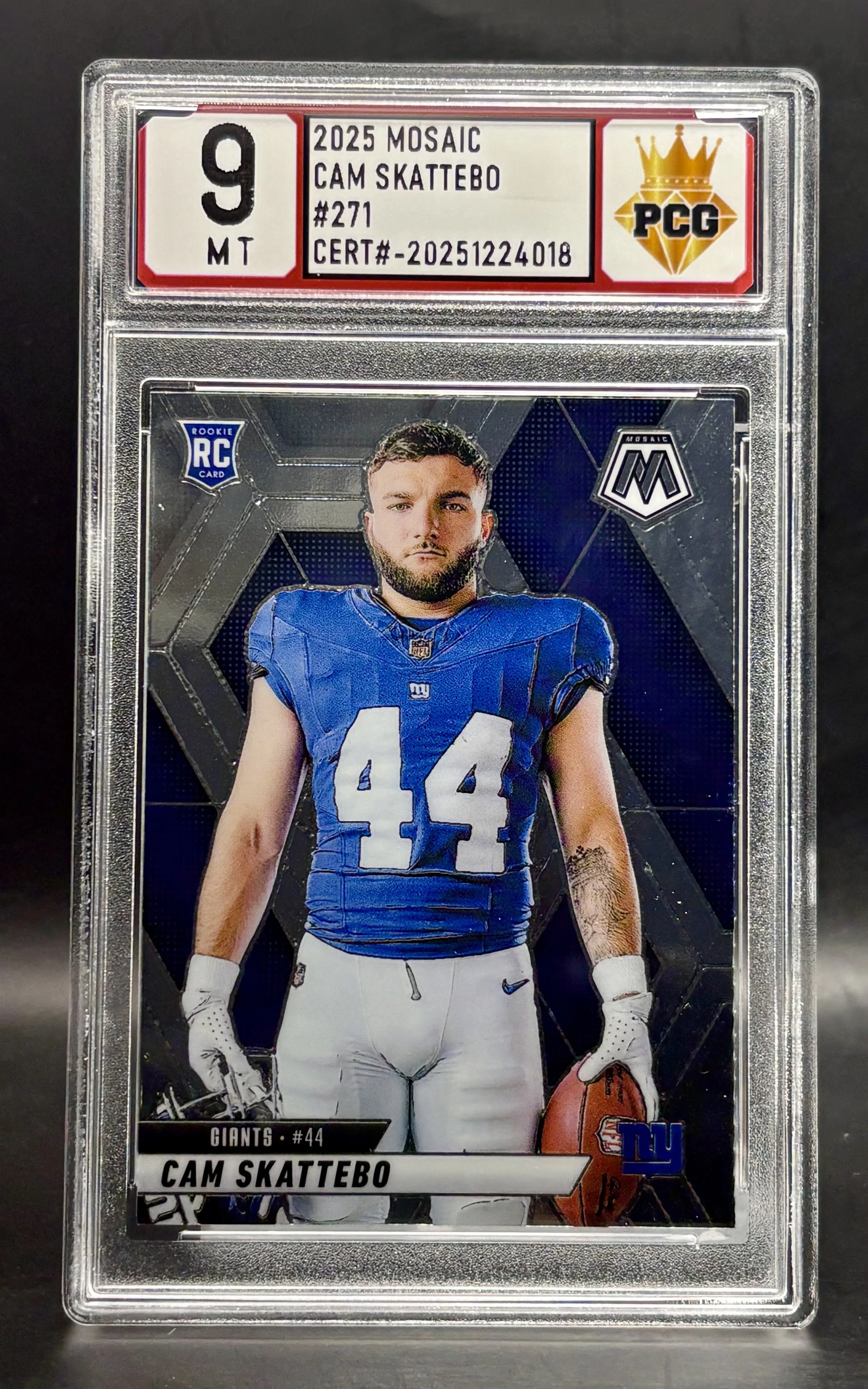 #20251224018 2025 Cam Skattebo RC 9 MT