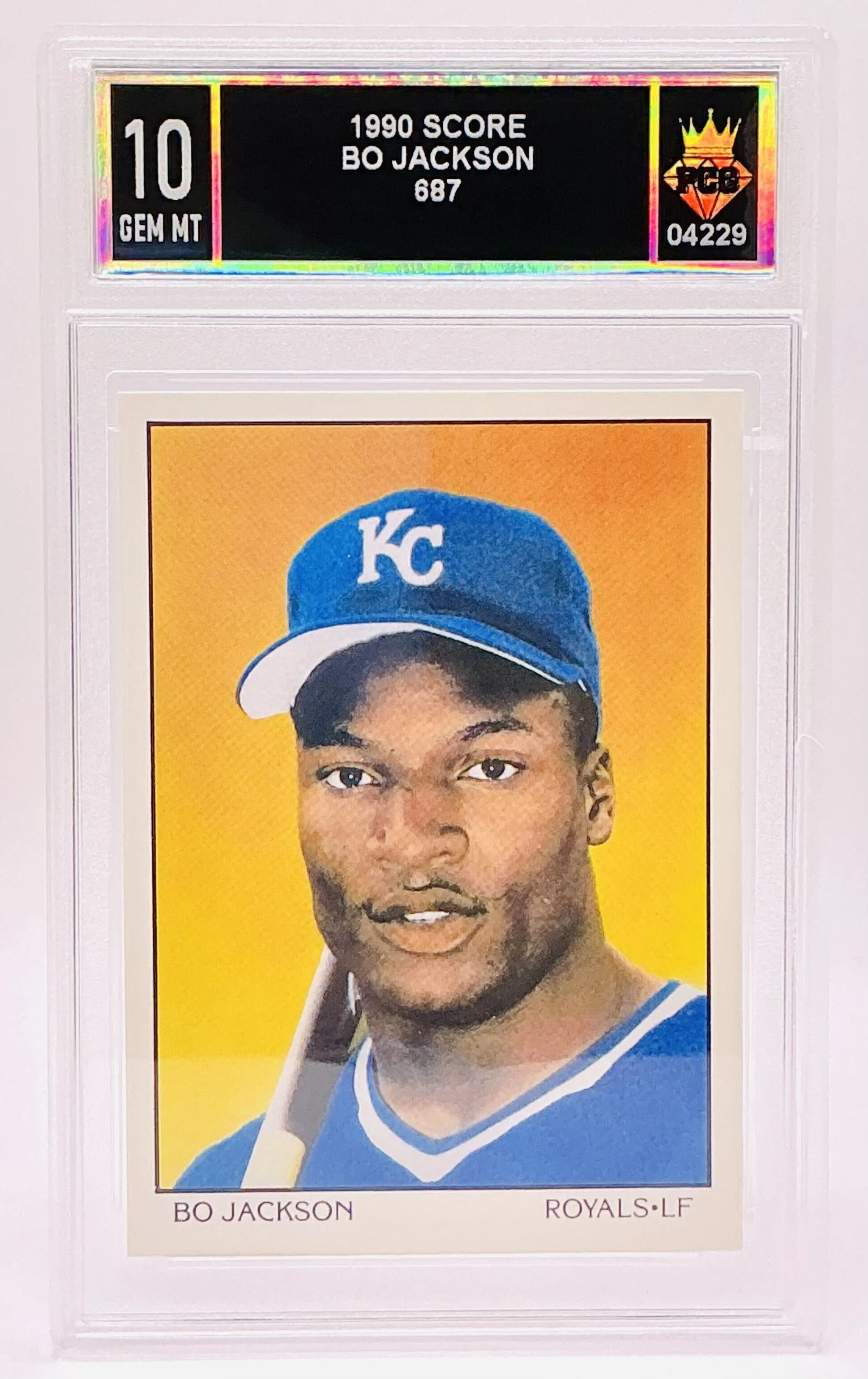 #04229 1990 BO JACKSON 10 GEM MT