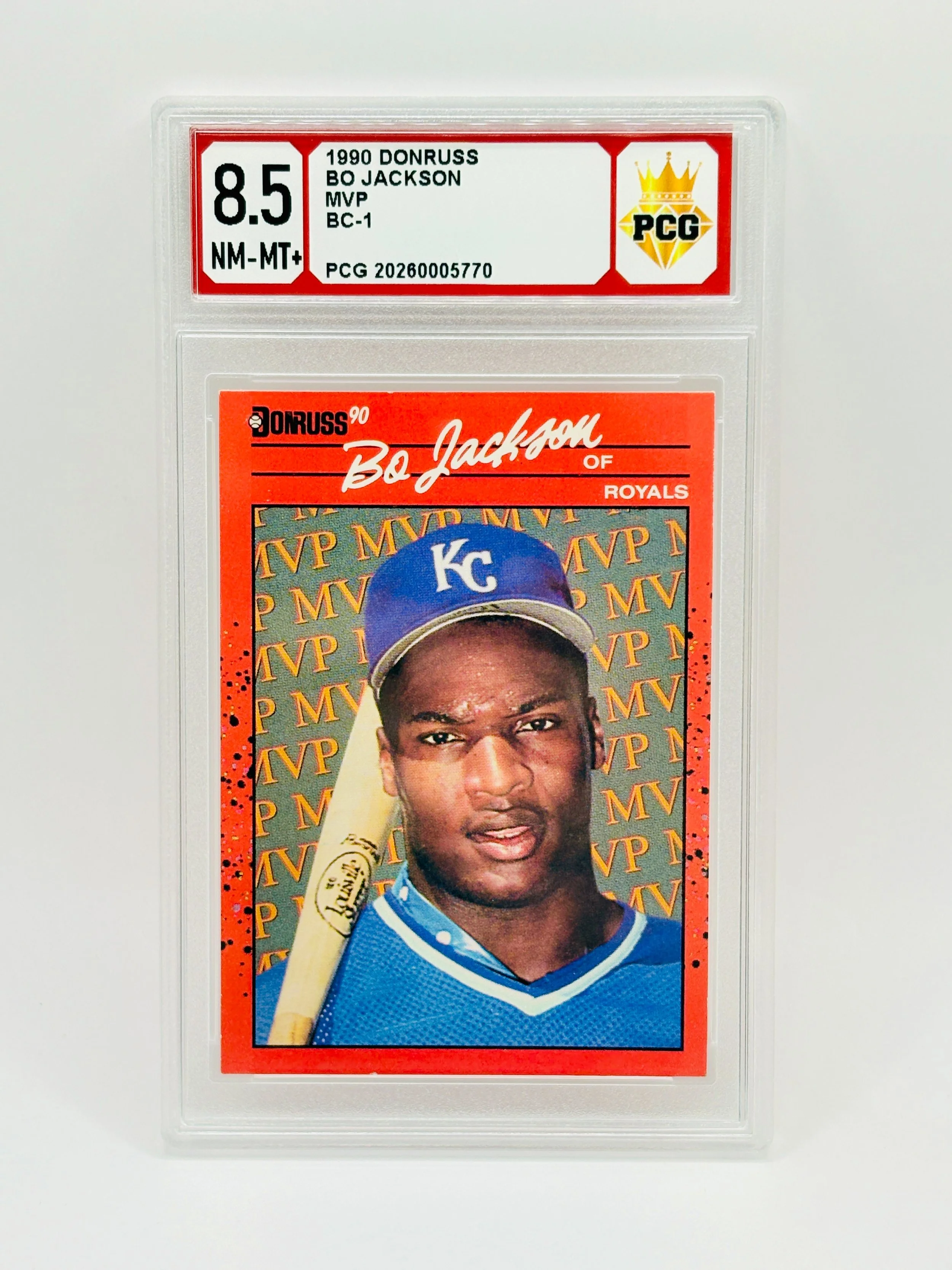 #20260005770 1990 BO JACKSON 8.5