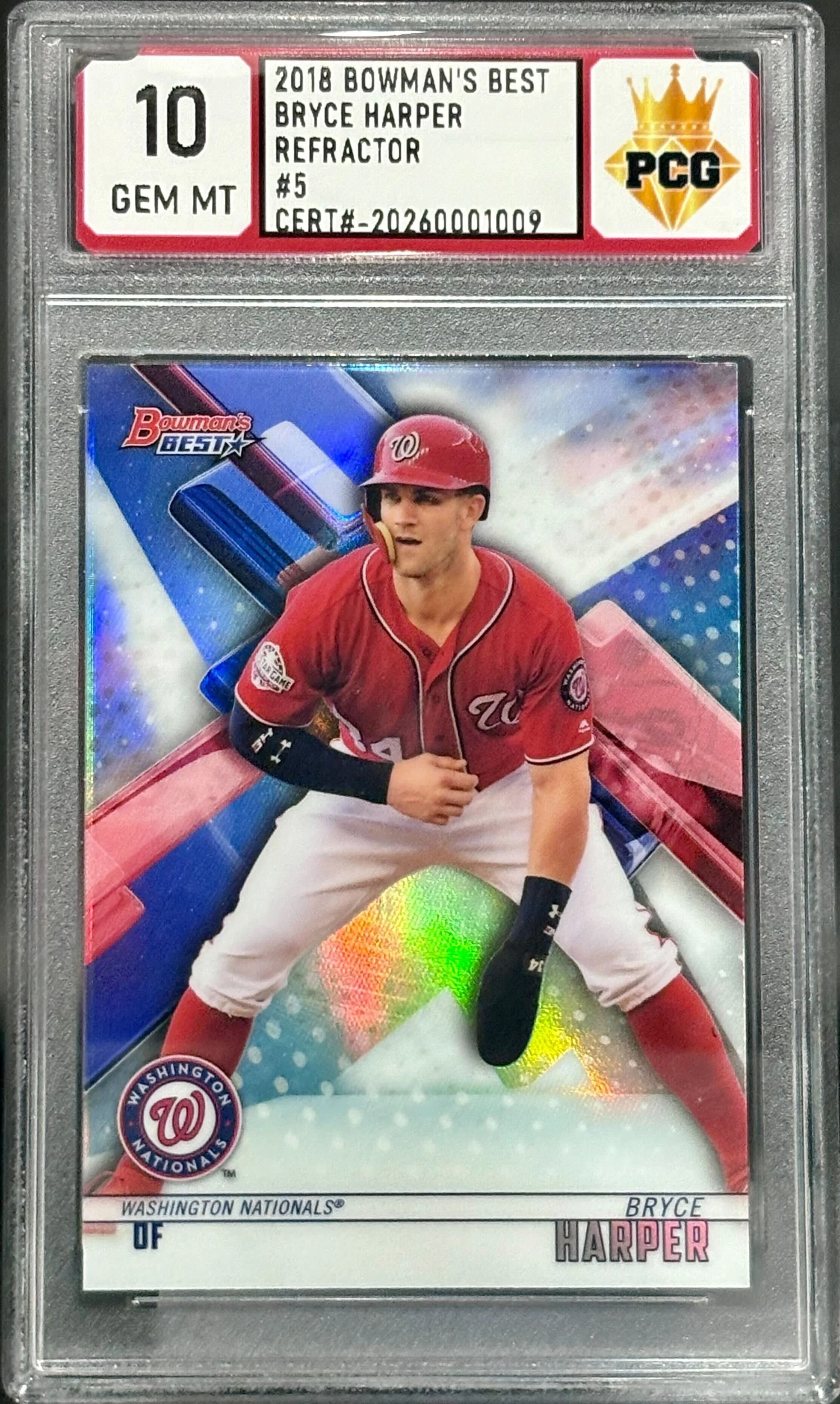 #20260001058 2018 BRYCE HARPER 10 GEM MT