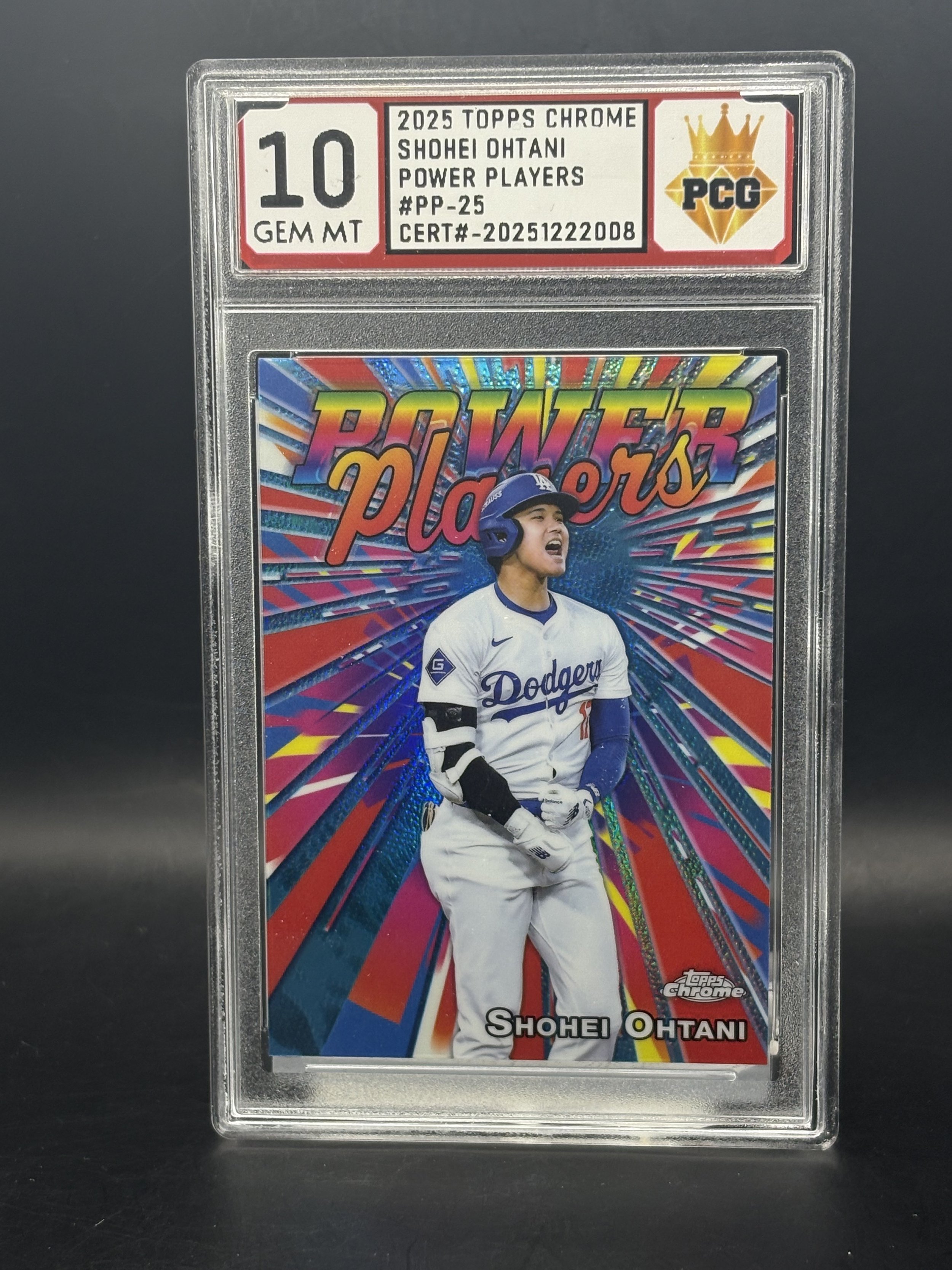 #20251222008 2025 SHOHEI OHTANI 10 GEM MT