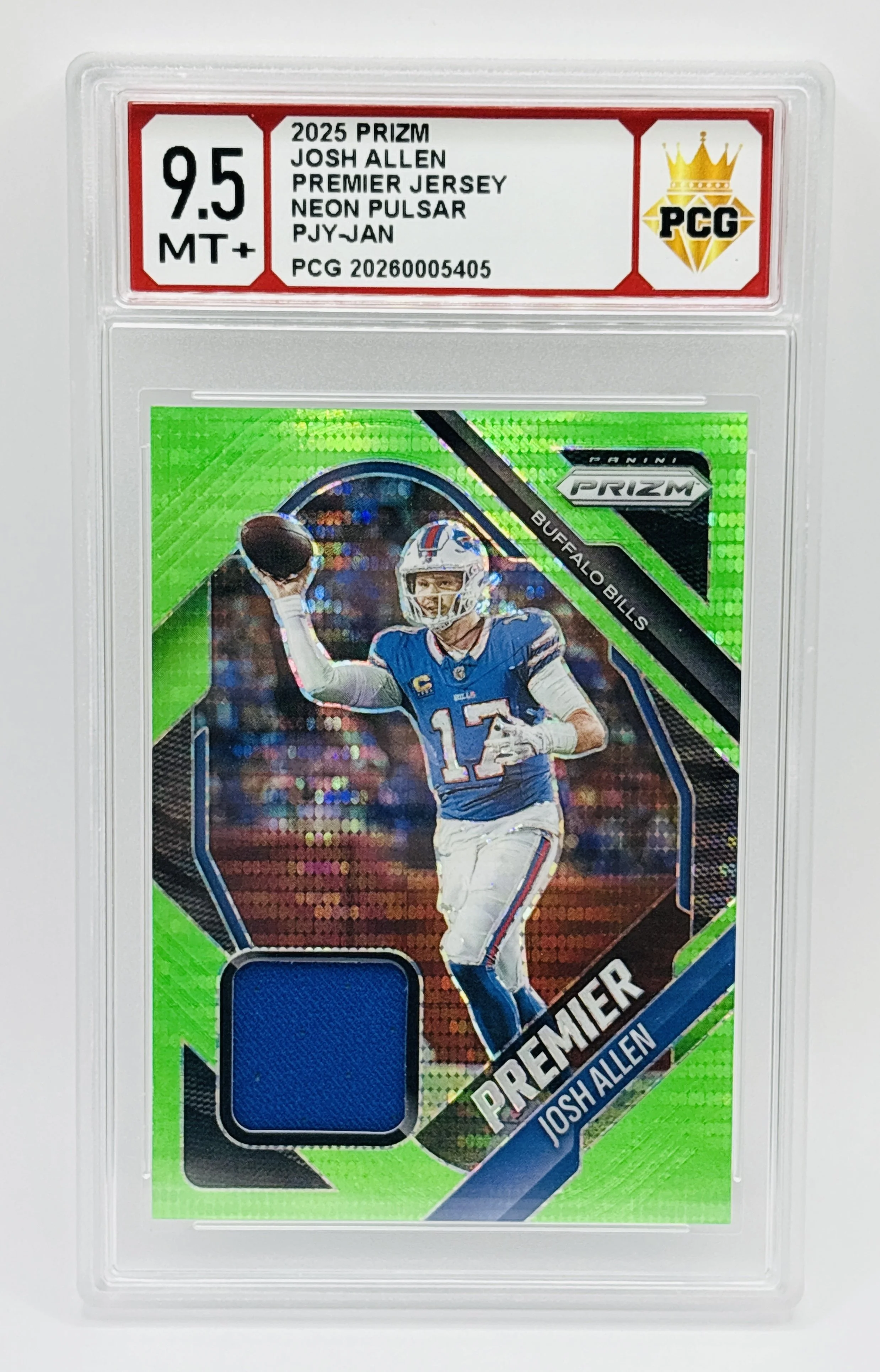 #20260005405 2025 JOSH ALLEN 9.5 MT+