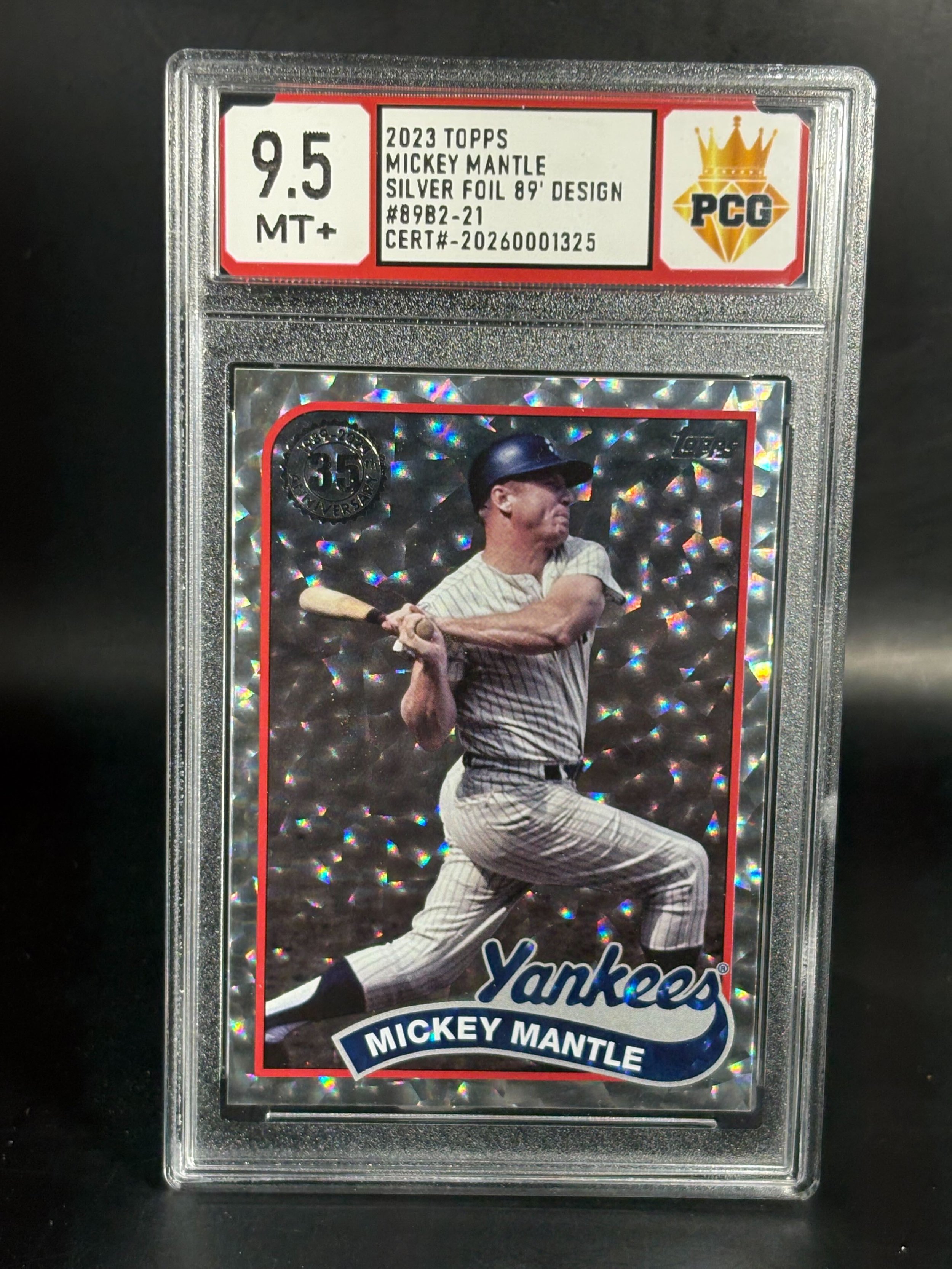 #20260001325 2023 MICKEY MANTLE 9.5 MT+
